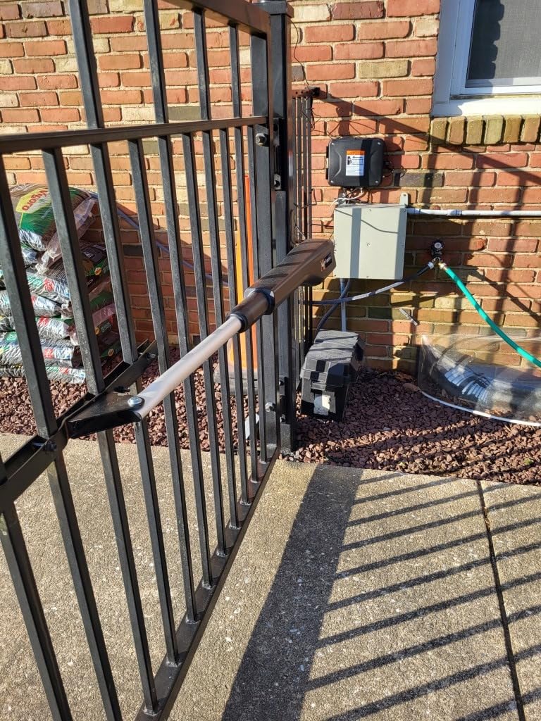 Mighty Mule MM371W Automatic Gate Opener, Smart and Solar Ready, Includes Gate Opener Remote and More-Up to 16ft Long or 550lb, Black, 1 Gate Opener Kit customer photo 2