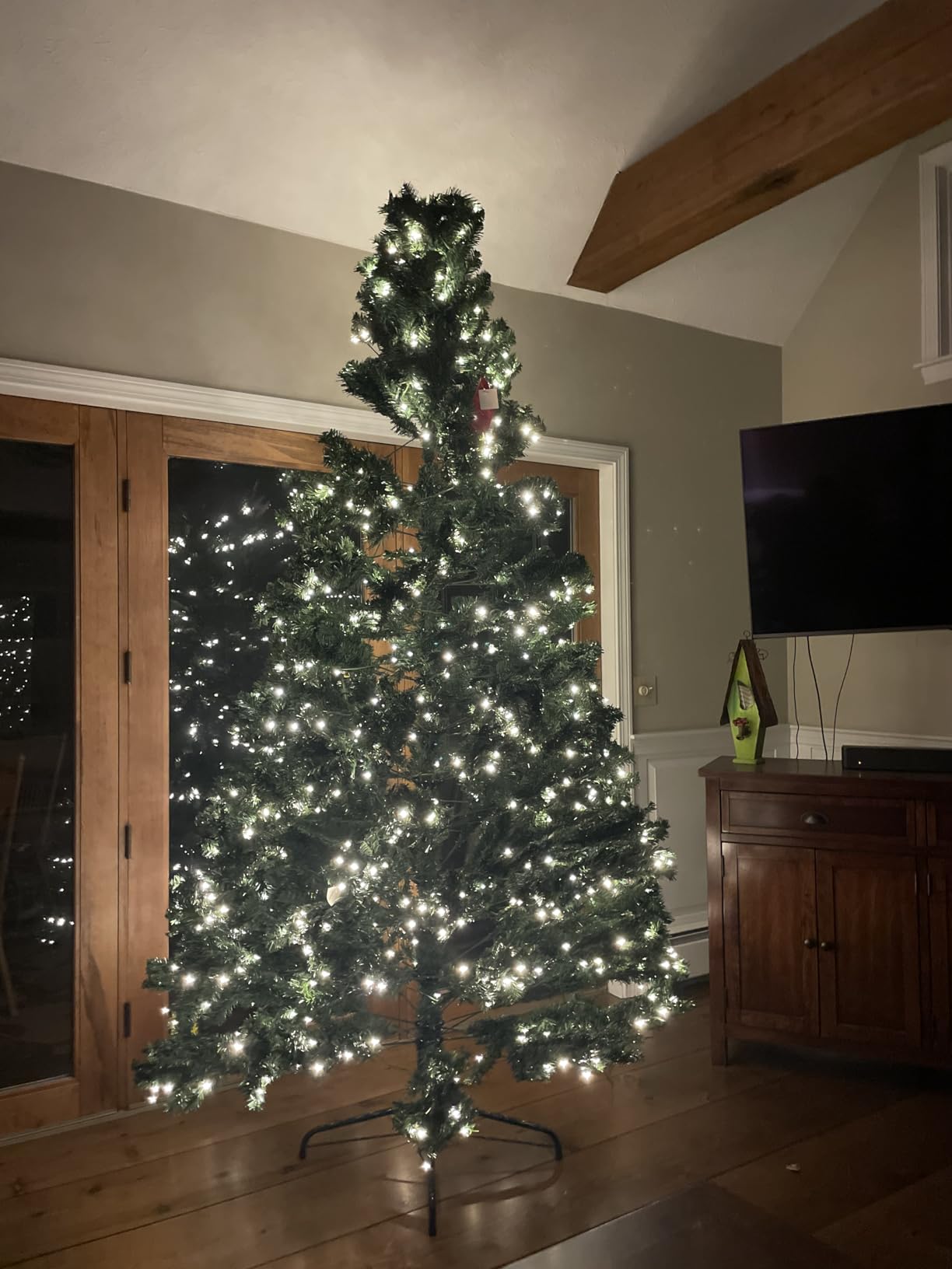 Best Choice Products Artificial Christmas Tree, 6ft Premium Pre-Lit Realistic Spruce Holiday Décor w/Dense Branches, Metal Base - Green Spruce customer photo 2