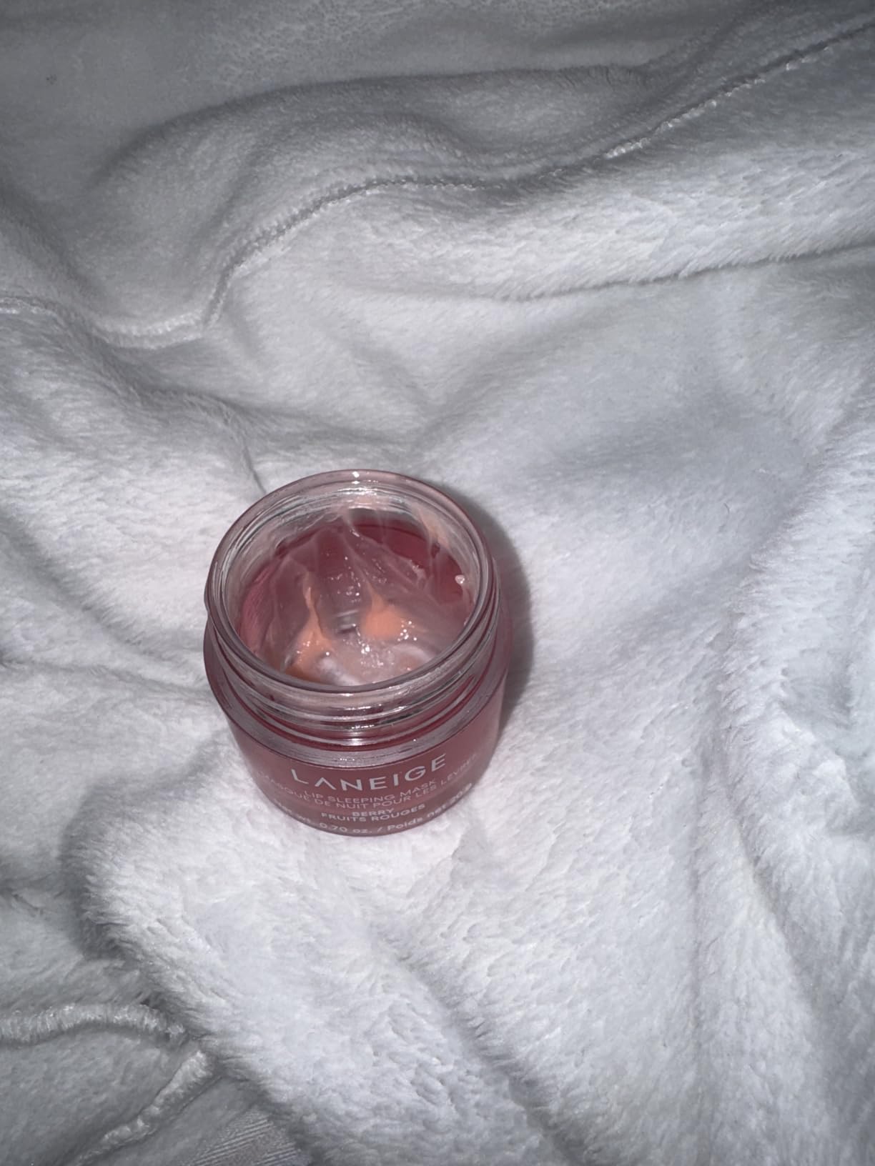LANEIGE Lip Sleeping Mask: Nourish, Hydrate, Vitamin C, Murumuru & Shea Butter, Antioxidants, Flaky, Dry Lips customer photo 1