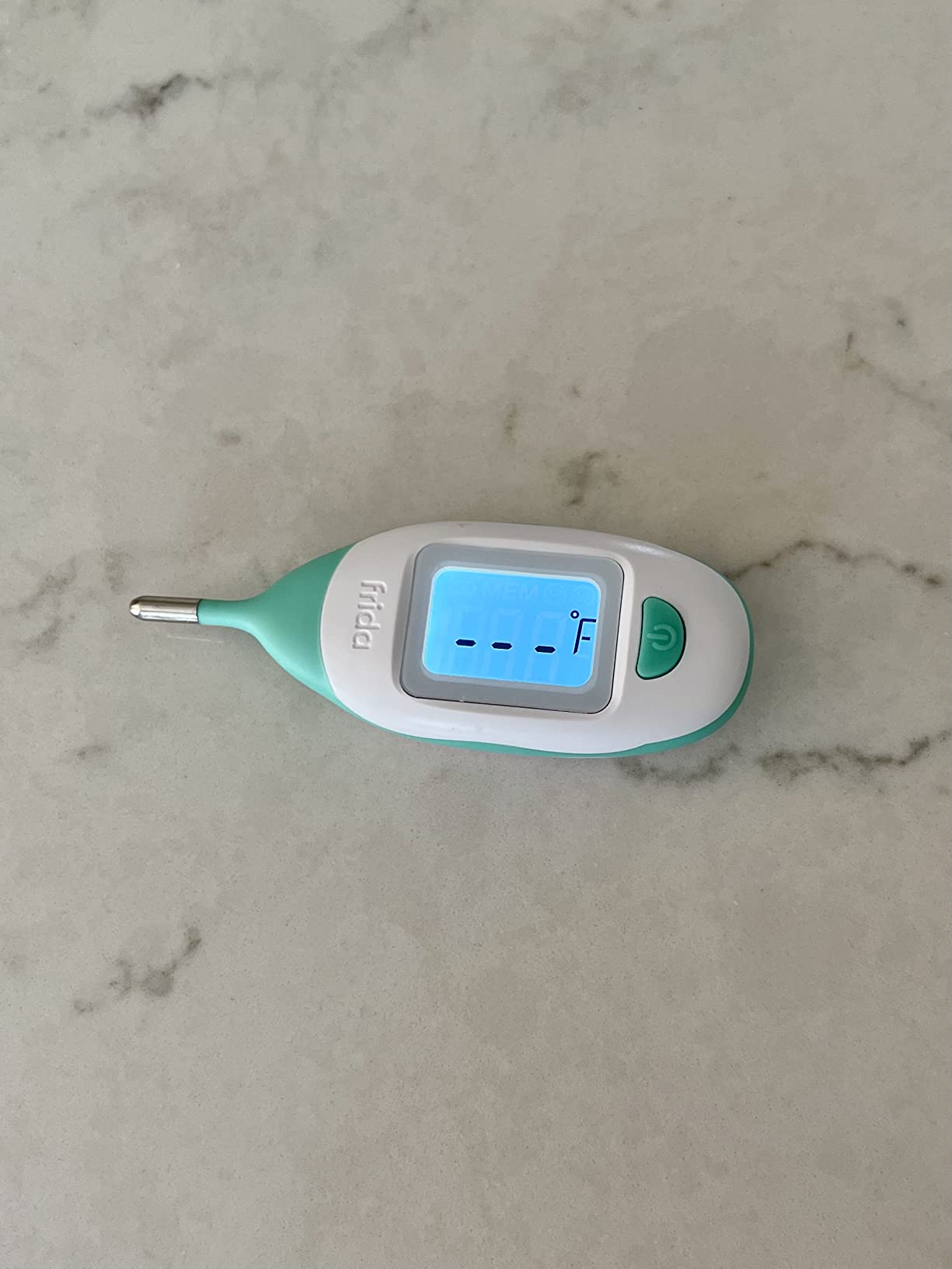 Frida Baby Rectal Thermometer for Babies, Digital Fever Thermometer for Babies, Newborns & Infants, Quick & Accurate Temperature Check, Water Resistant, Clear Case, Memory Holds Last 10 Readings customer photo 1