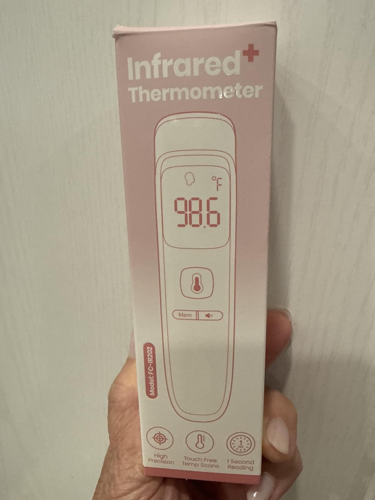 No-Touch Thermometer for Adults and Kids, Accurate Digital Baby Thermometer, Fever Alarm & Silent Mode, 2 in 1 Forehead & Object Mode customer photo 1