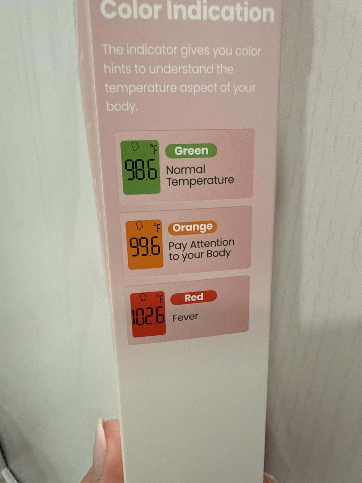 No-Touch Thermometer for Adults and Kids, Accurate Digital Baby Thermometer, Fever Alarm & Silent Mode, 2 in 1 Forehead & Object Mode customer photo 2