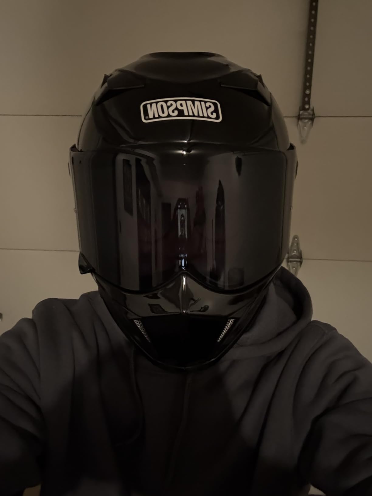 Simpson Mod Bandit Modular Motorcycle Helmet - DOT & ECE Certified - Flip Front, Comms Ready, Internal Sun Shield customer photo 2