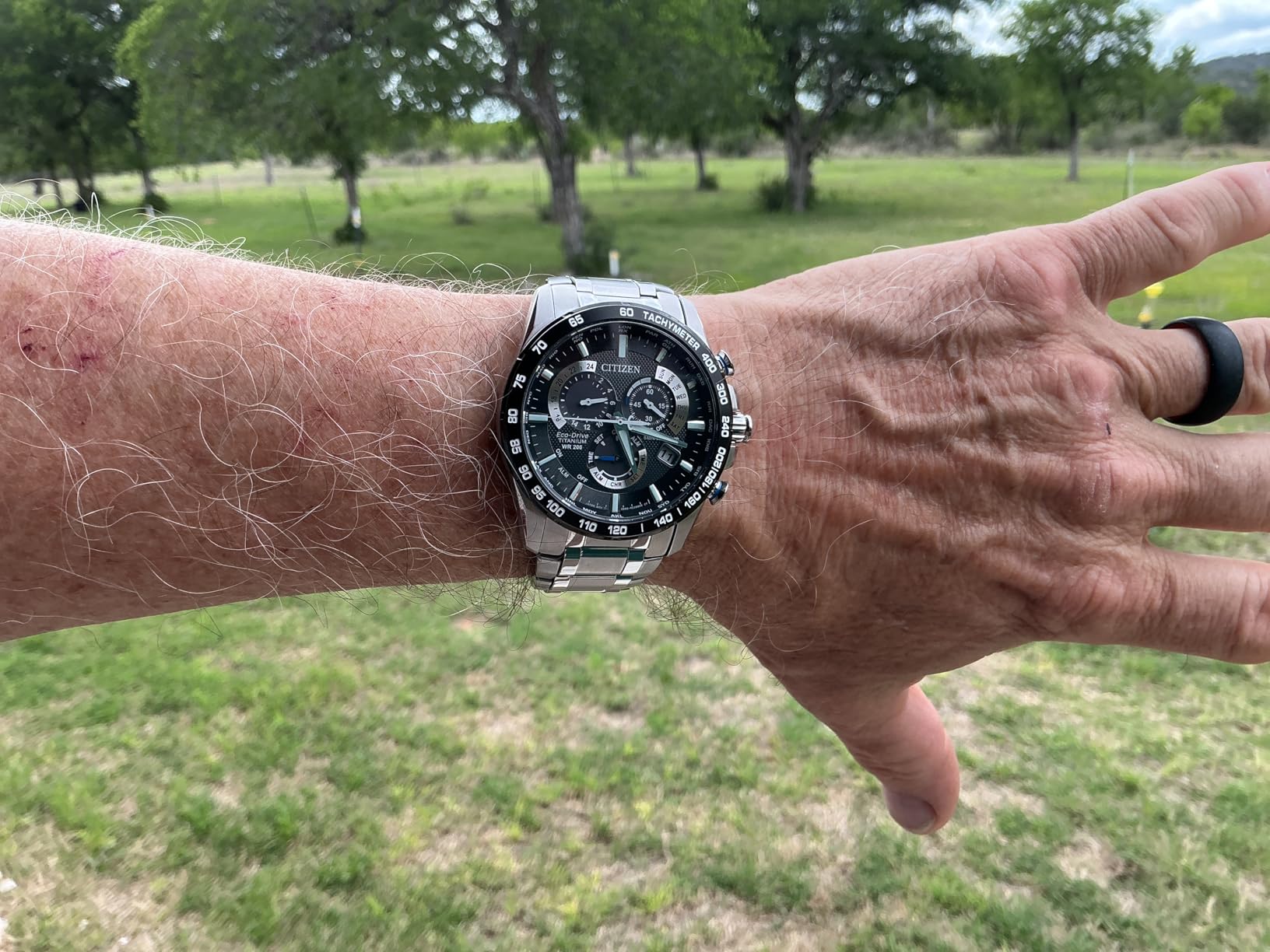 Citizen Men's Eco-Drive Sport Luxury PCAT Chronograph Watch customer photo 1