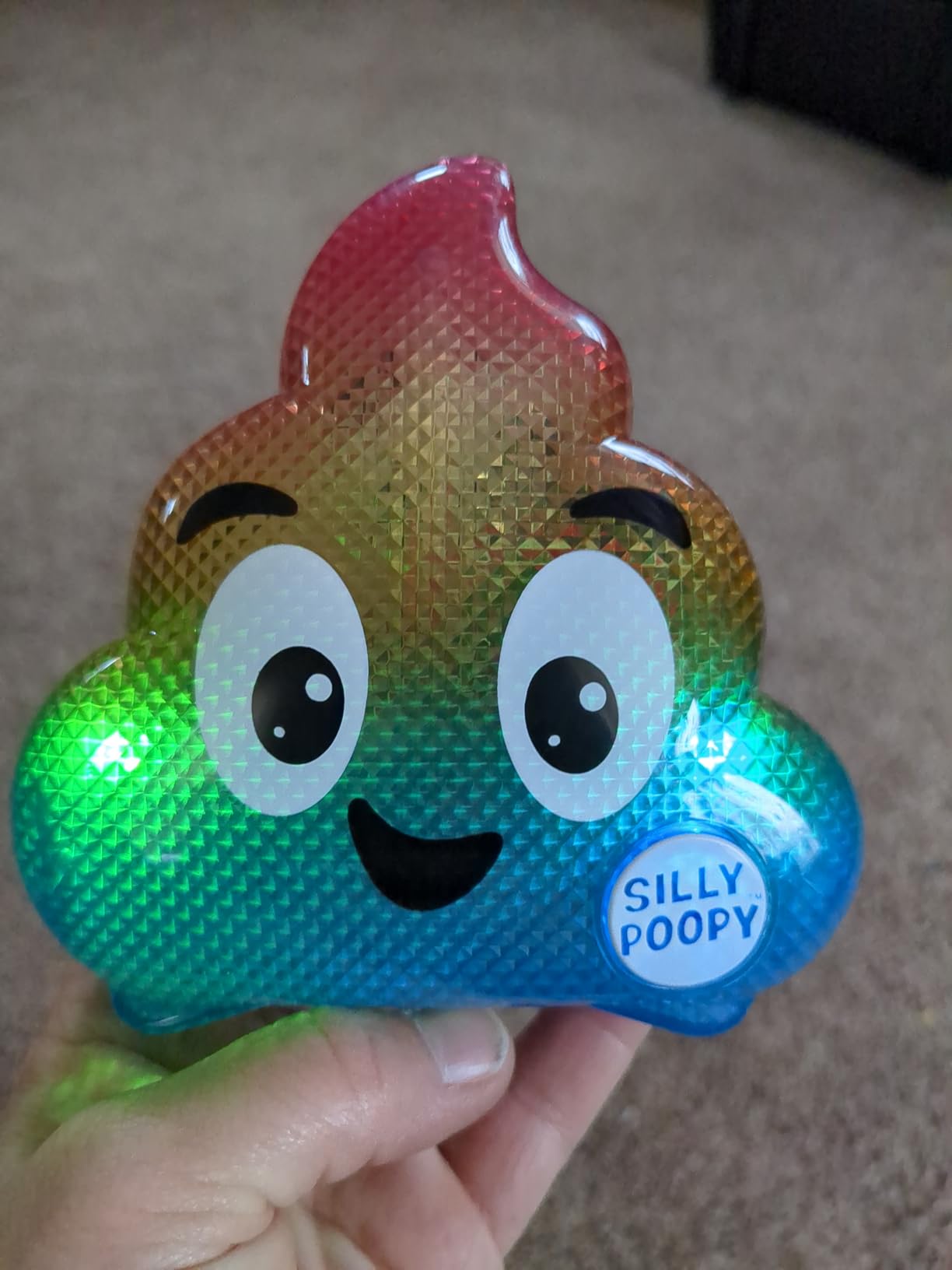 Silly Poopy's Hide & Seek by Relatable, The Talking, Singing, Rainbow Hide & Seek Toy customer photo 1