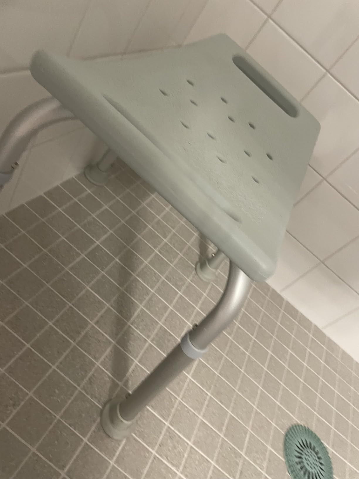 Medline Transfer Bench Shower Chair with Backrest, 18