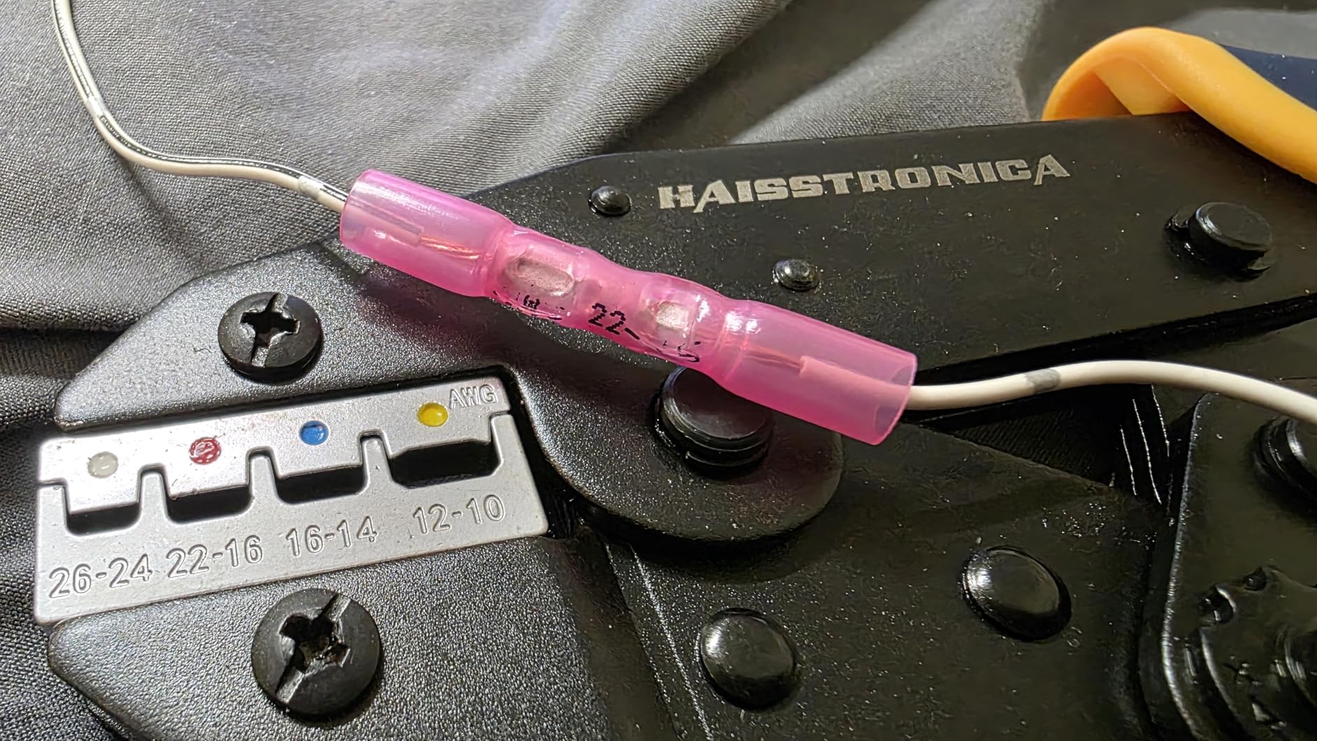 haisstronica Crimping Tool For Heat Shrink Connectors-AWG 26-10 Ratchet Wire Terminal Crimper-Ratcheting Crimper Tools HS-8327 customer photo 1