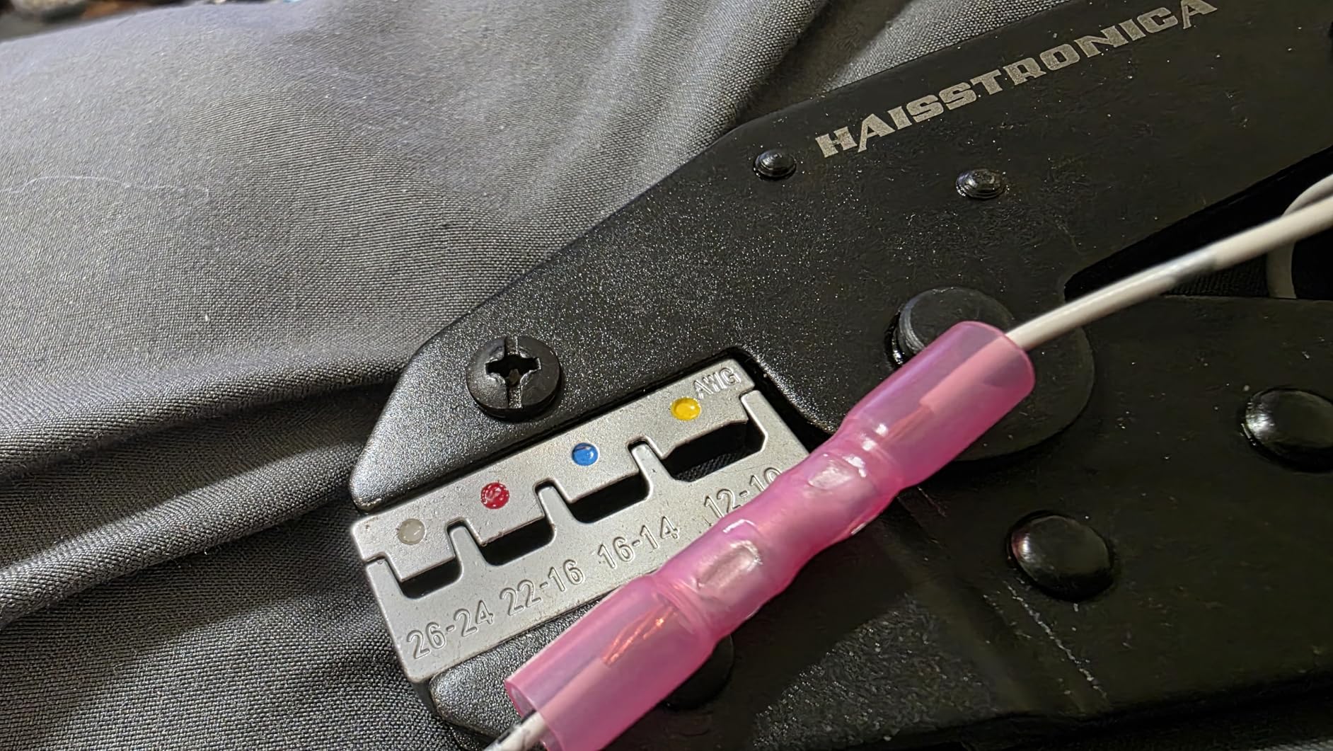 haisstronica Crimping Tool For Heat Shrink Connectors-AWG 26-10 Ratchet Wire Terminal Crimper-Ratcheting Crimper Tools HS-8327 customer photo 2