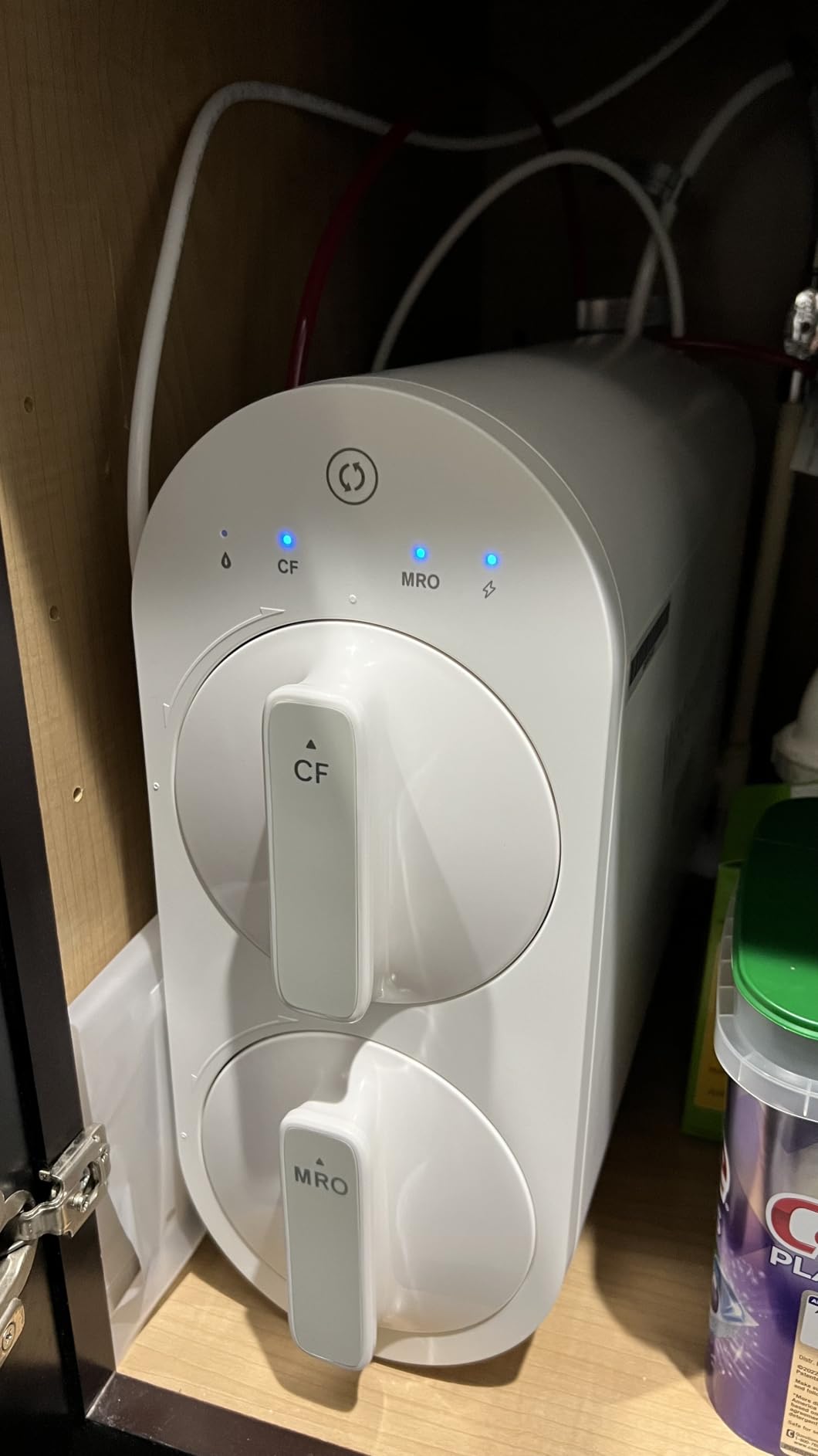 Waterdrop G2P600 Reverse Osmosis System, TDS Reduction, 7 Stage Water Filtration, NSF/ANSI 372 Certified, 600 GPD Tankless RO Water Filter System, Under Sink, 2:1 Pure to Drain customer photo 1