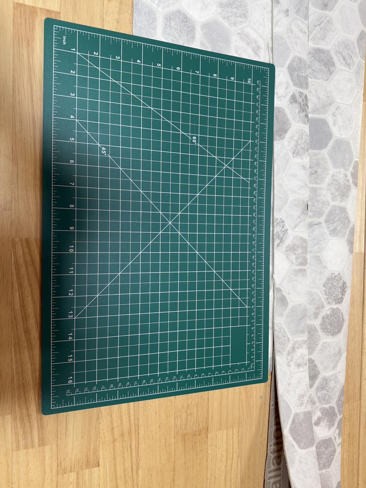 anezus Self Healing Sewing Mat, Rotary Cutting Mat Double Sided 5-Ply Craft Cutting Board for Sewing Crafts Hobby Fabric Precision Scrapbooking Project 9inch x 12inch(A4) customer photo 1