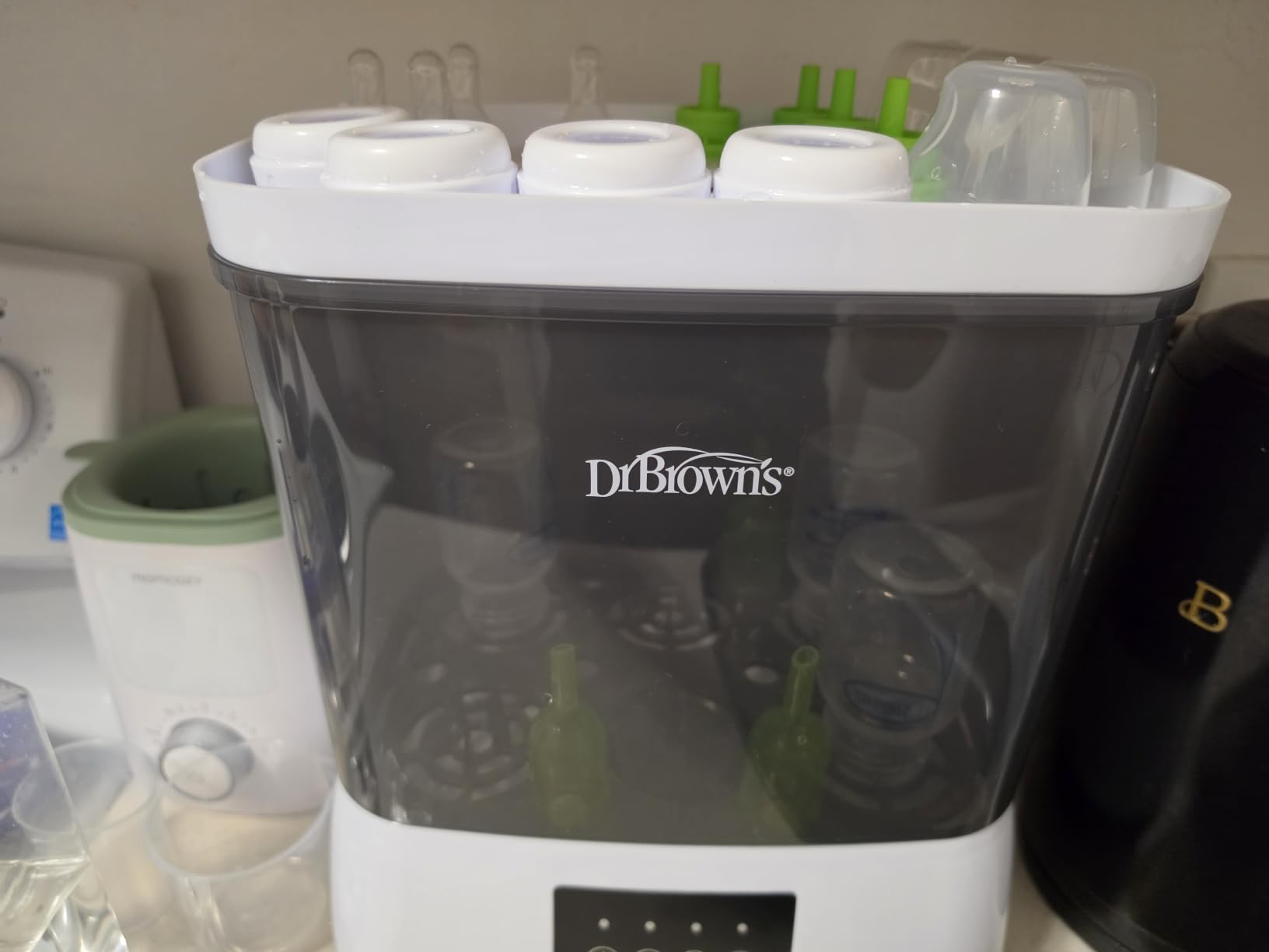 Dr. Brown's All-in-One Sterilizer and Dryer for Baby Bottles, Parts and Other Newborn Essentials customer photo 1