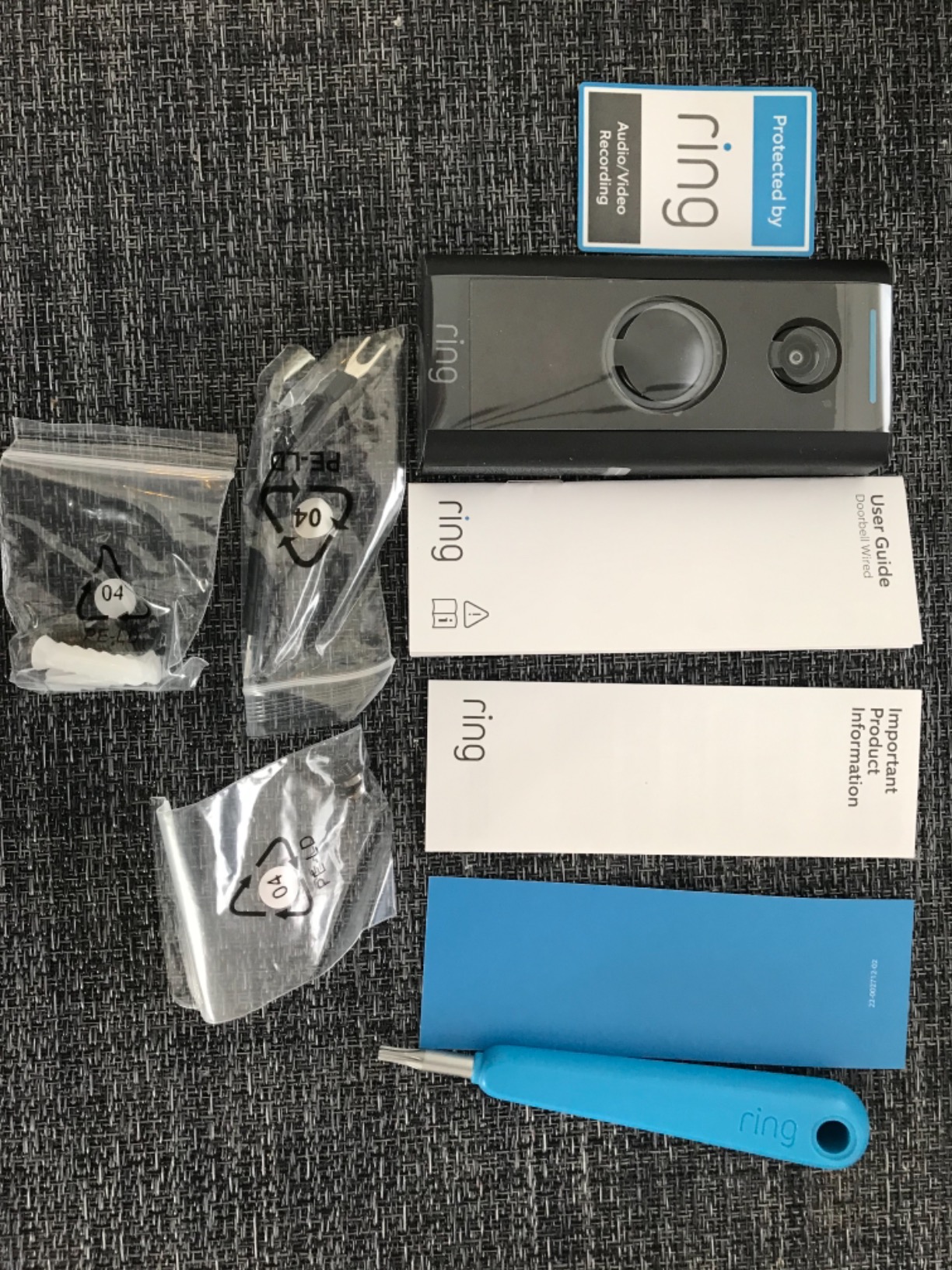 Ring Video Doorbell Wired - HD camera, Two-Way Talk, advanced motion detection, real-time alerts (wiring required) customer photo 2
