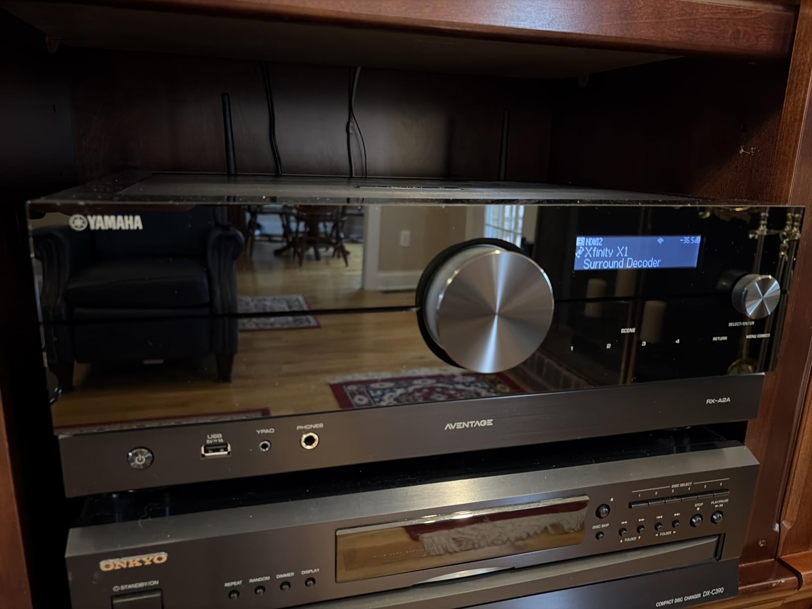 RX-A2A AVENTAGE 7.2-Channel AV Receiver - 8K and 4K/120 HDMI, eARC, Dolby Atmos, DTS:X, Wi-Fi, Bluetooth, MusicCast customer photo 2