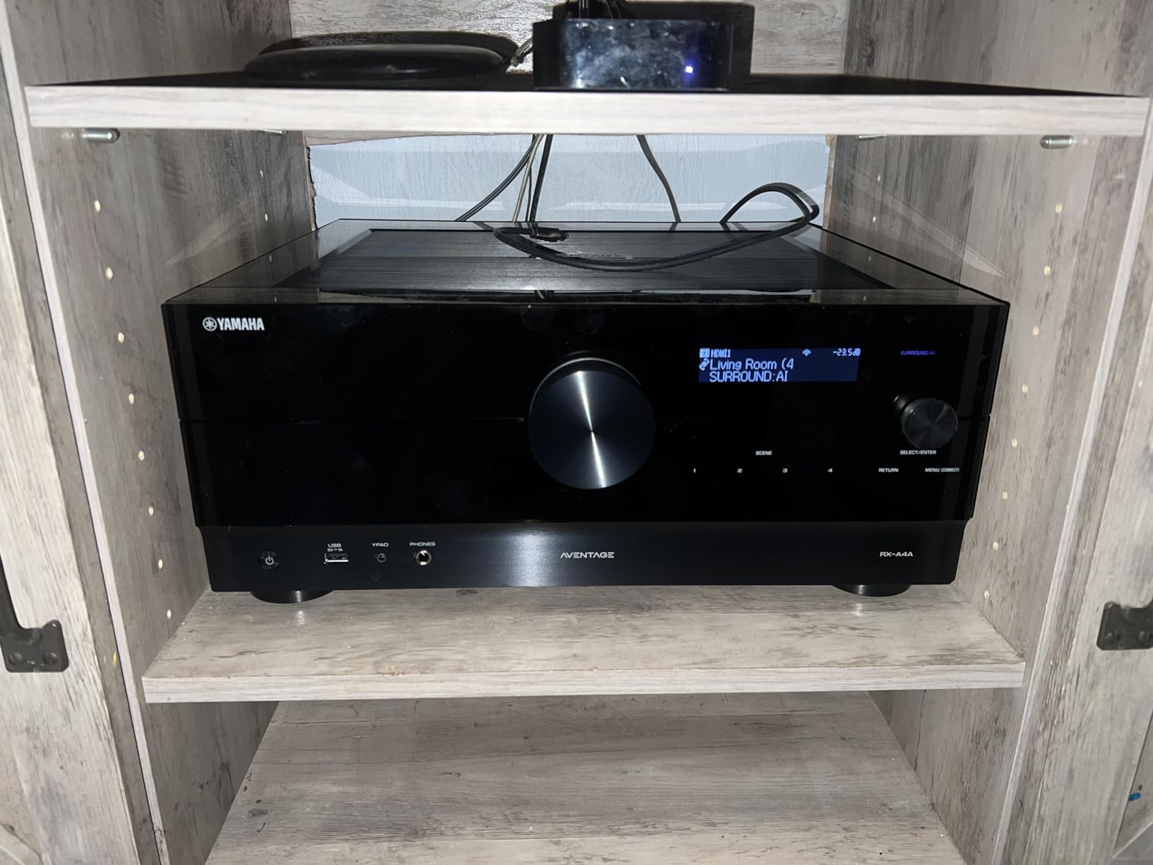 RX-A4A AVENTAGE 7.2-Channel AV Receiver - 8K and 4K/120 HDMI, eARC, Dolby Atmos, DTS:X, Auro-3D, Surround:AI, Wi-Fi, Bluetooth, MusicCast customer photo 2