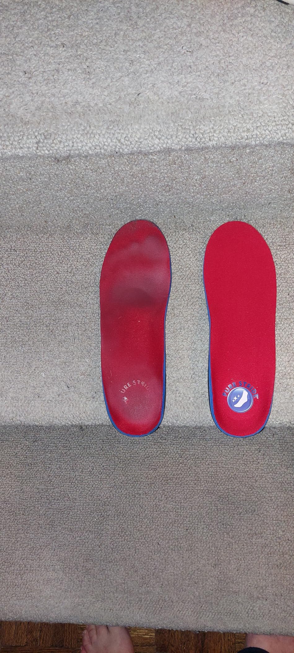 Pure Stride Professional Full Length Orthotics - Shoe Insert & Support for Metatarsals, High Arch, Flat Feet - Pain Relief for Plantar Fasciitis customer photo 2