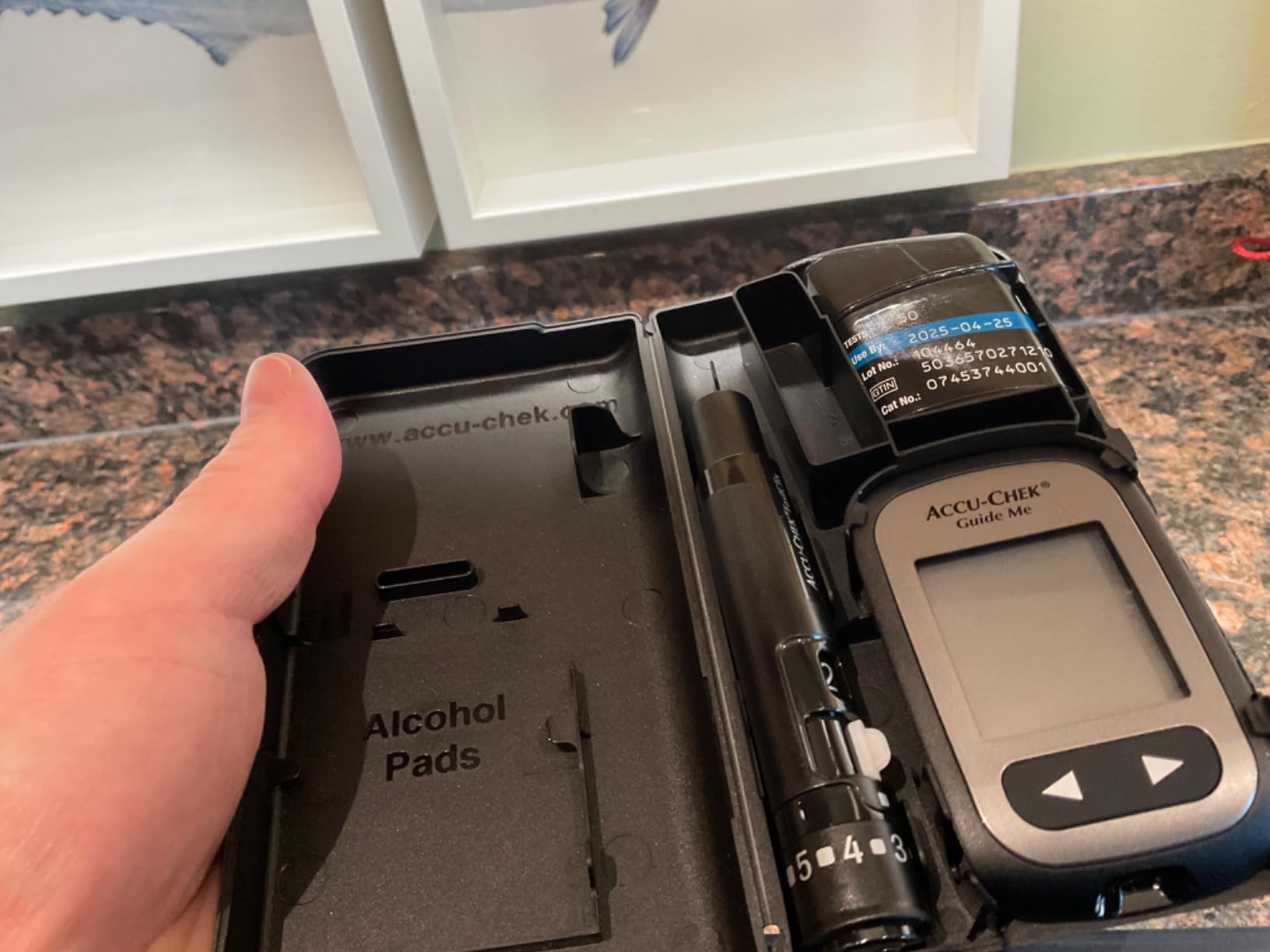 Accu-Chek FastClix Glucose Monitor Kit for Diabetic Blood Sugar Testing: Guide Me Meter, FastClix Lancing Device & 108 Lancets, 100 Guide Test Strips, and Control Solution customer photo 1