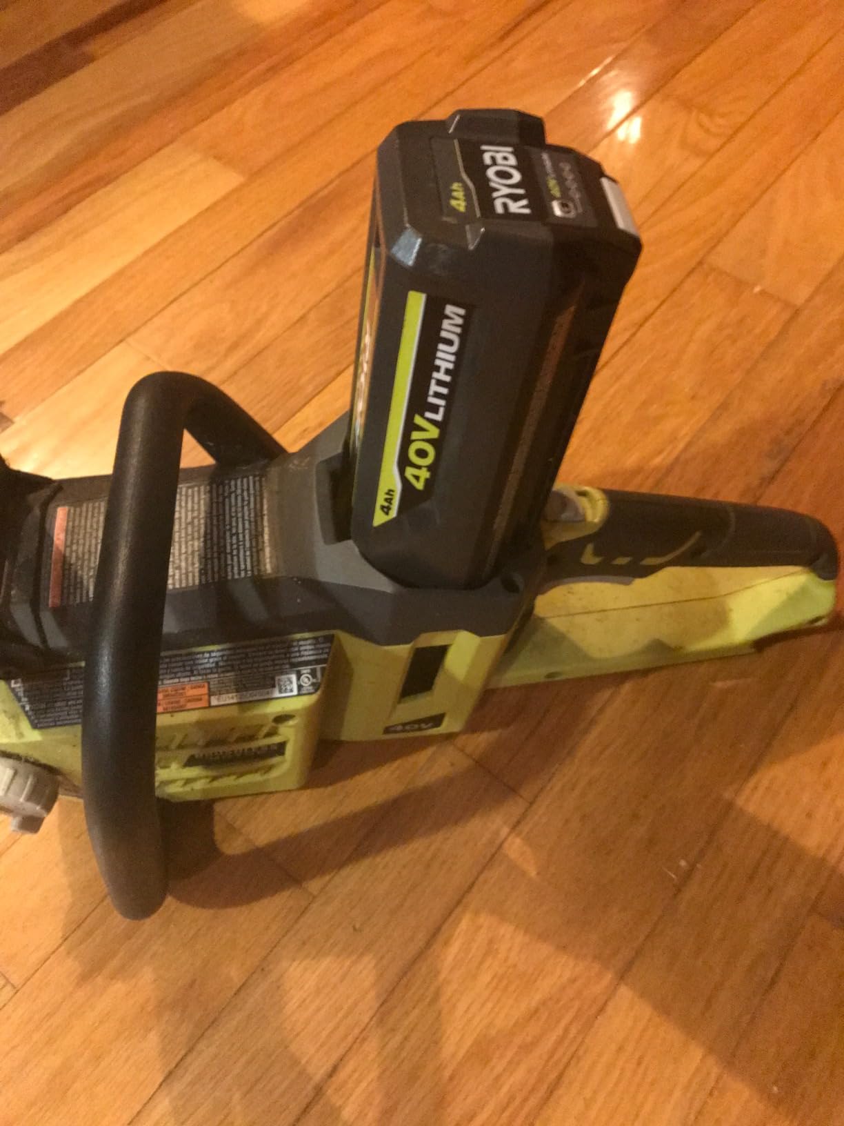 RYOBI 40-Volt Lithium-Ion 4 Ah High Capacity Battery customer photo 1