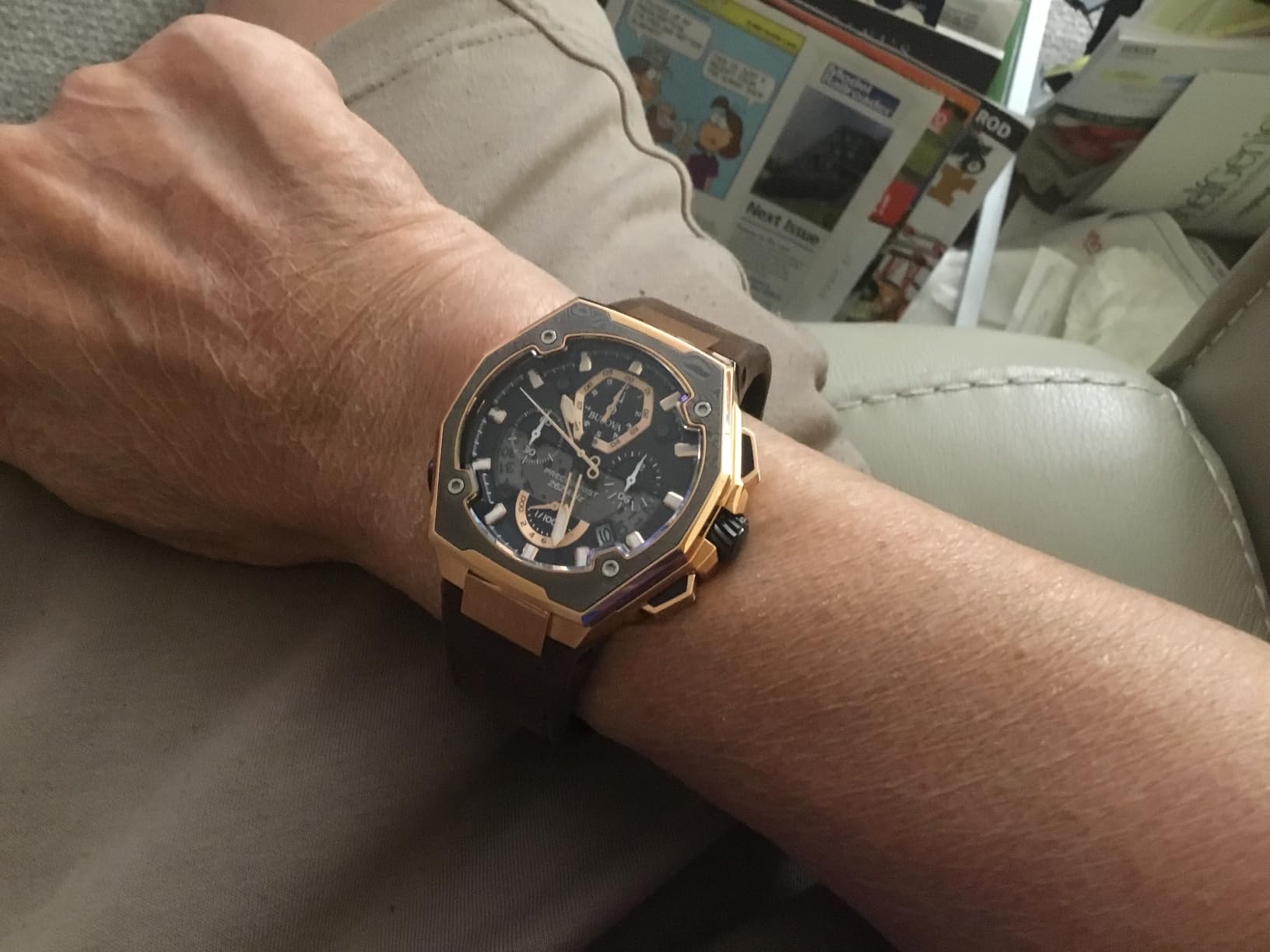 Bulova Men's Series X High Precision Quartz Chronograph Watch, Sapphire Crystal customer photo 1