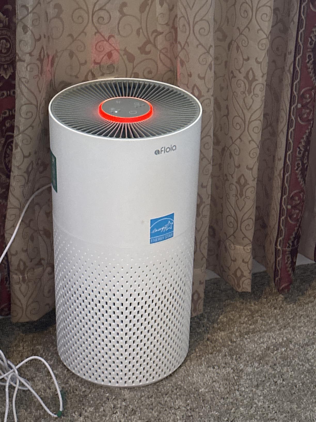 Afloia Air Purifiers for Home Bedroom Large Room Up to 1076 Ft², 3-Stage Filter Cleaner Odor Eliminator, Remove Pets Dust Dander Hair Allergy Mold Pollen Smoke, Quiet 22 dB, 7 Colors Night Light customer photo 1