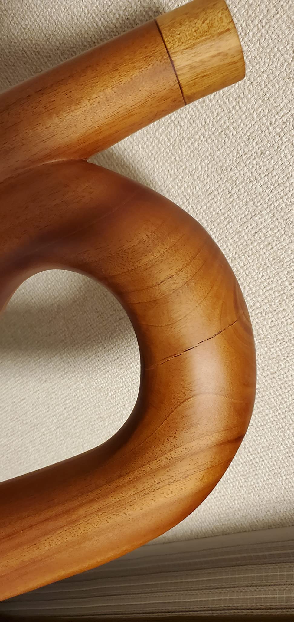 S-shaped Professional Didgeridoo for Meditation, Sound Healing Therapy, Yoga and Circular Breathing - NOT MADE IN CHINA - Mahogany Wood, 2-YEAR WARRANTY customer photo 2