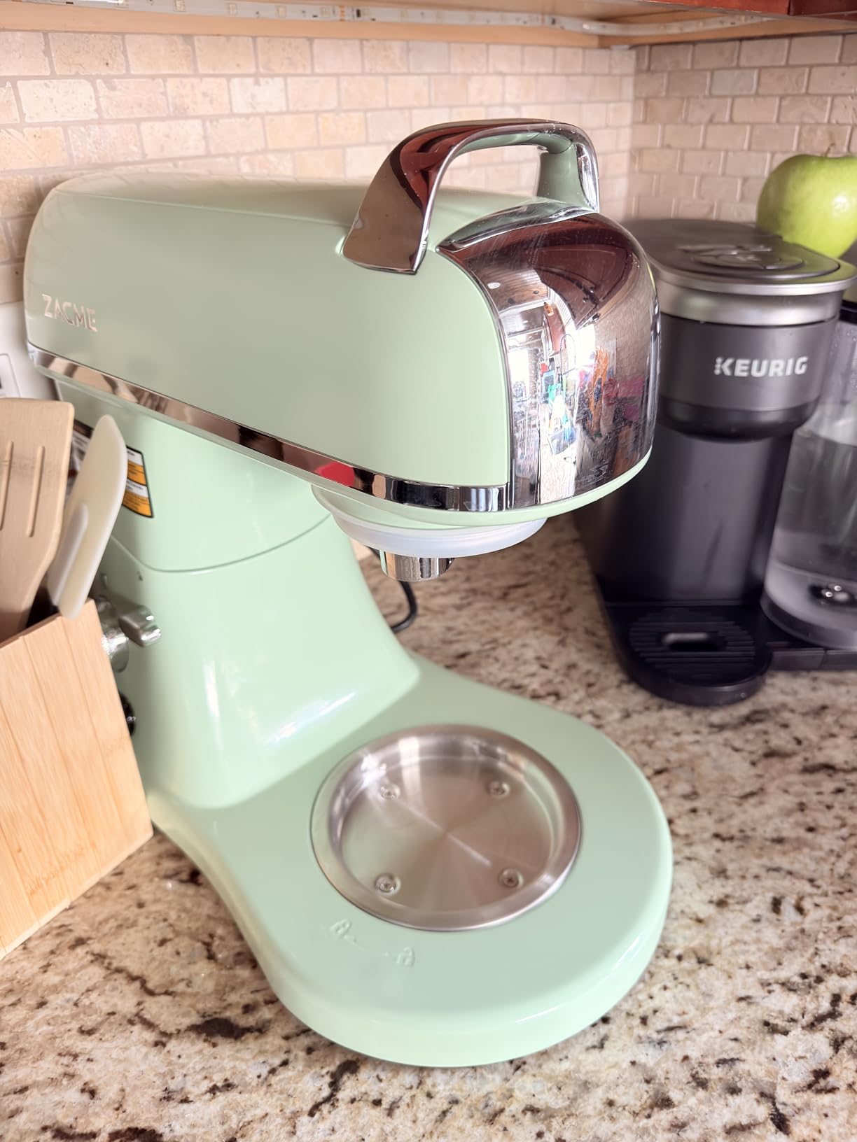 ZACME 8.4QT Commercial Stand Mixer 800W with Aluminum Die Casting Meets the Standard of NSF/ANSI 8-2023, Mixers Kitchen Electric Stand Mixer with Stainless Steel 8L Bowl, Dough Hook, Whisk and Beater customer photo 2
