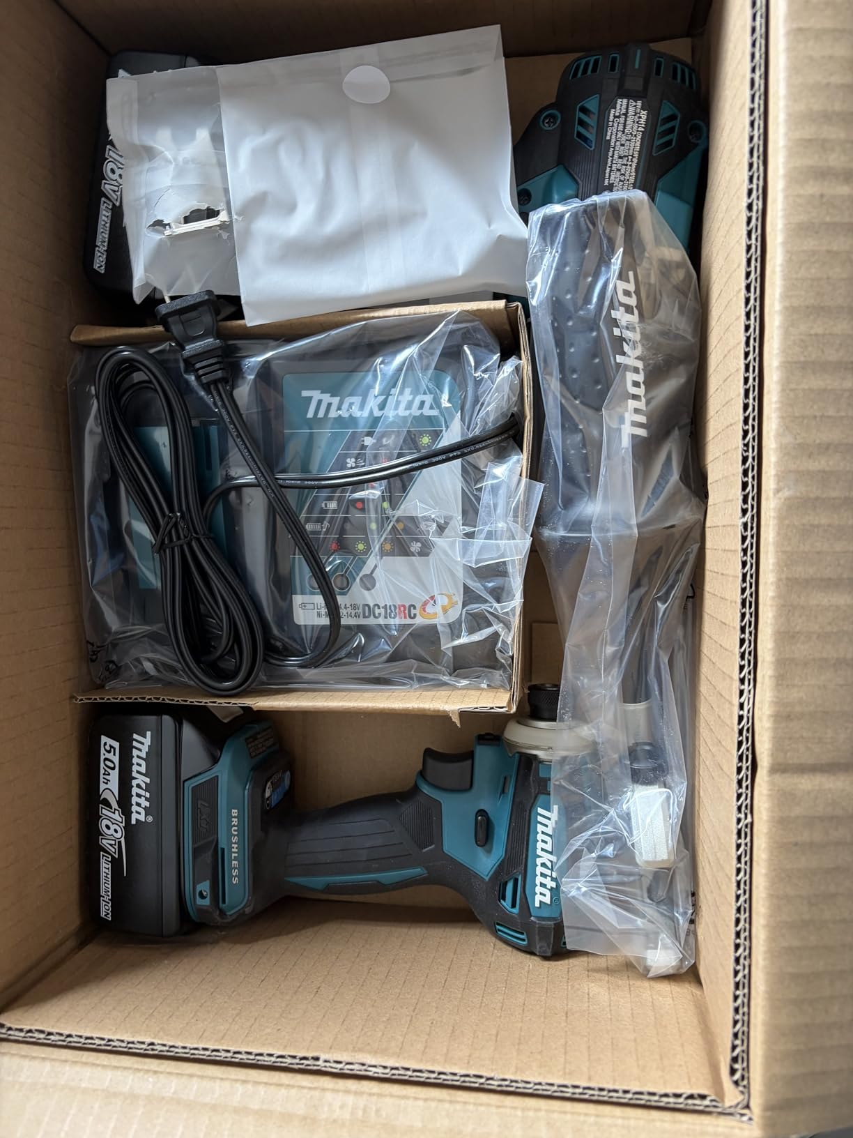 Makita XT288T 18V LXT Lithium-Ion Brushless Cordless 2-Piece Combo Kit (5.0Ah) customer photo 1