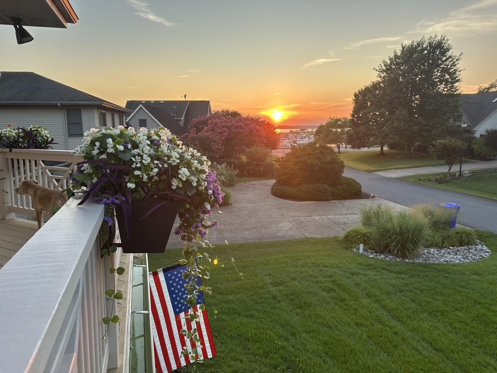 Veradek Pure Series Railing Planter - Tapered Window Box with Bracket customer photo 2