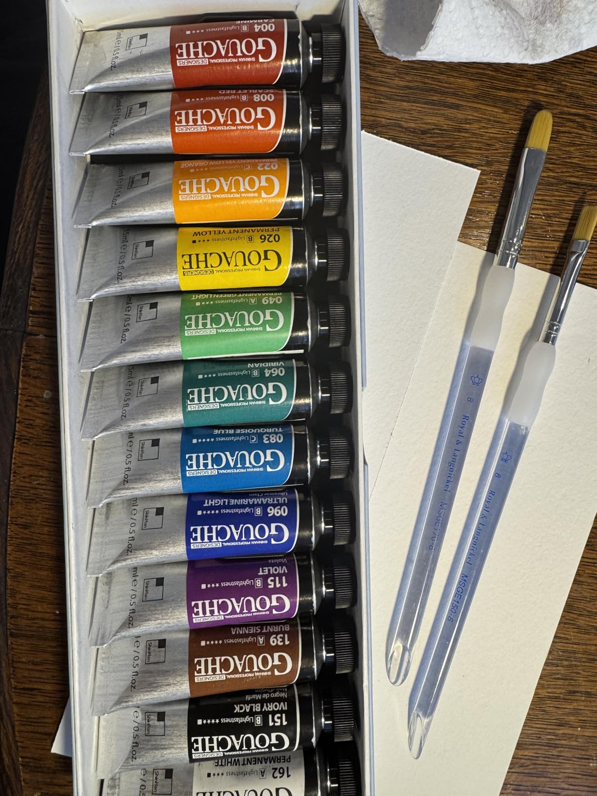 ShinHan Professional Designer Gouache 15ml Tube 12 Colors Set customer photo 2