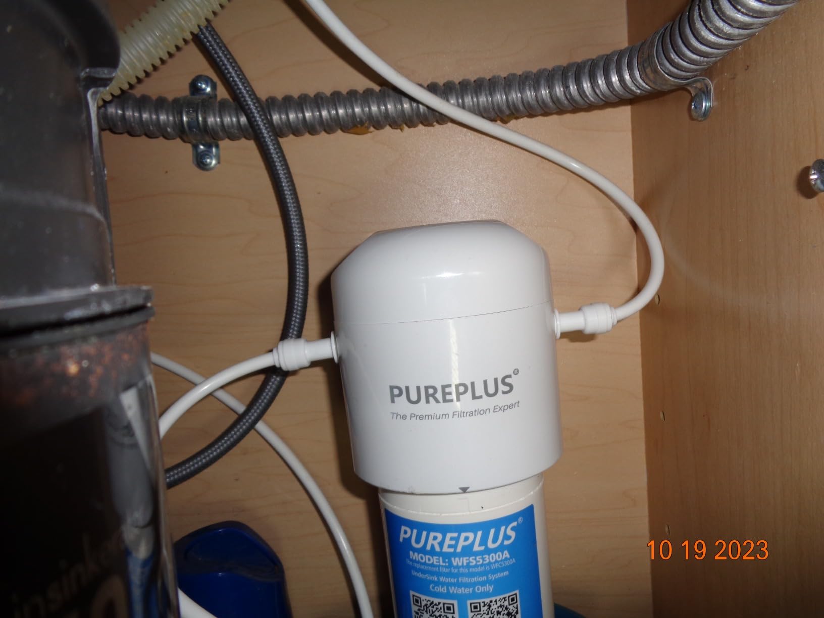 PUREPLUS Under Sink Water Filter System, 22000 Gallons, 99.99% Chlorine Reduction, NSF/ANSI 42 Certified, Removes Heavy Metals, Chlorine, Direct Connect Under Counter Water Filtration System customer photo 1