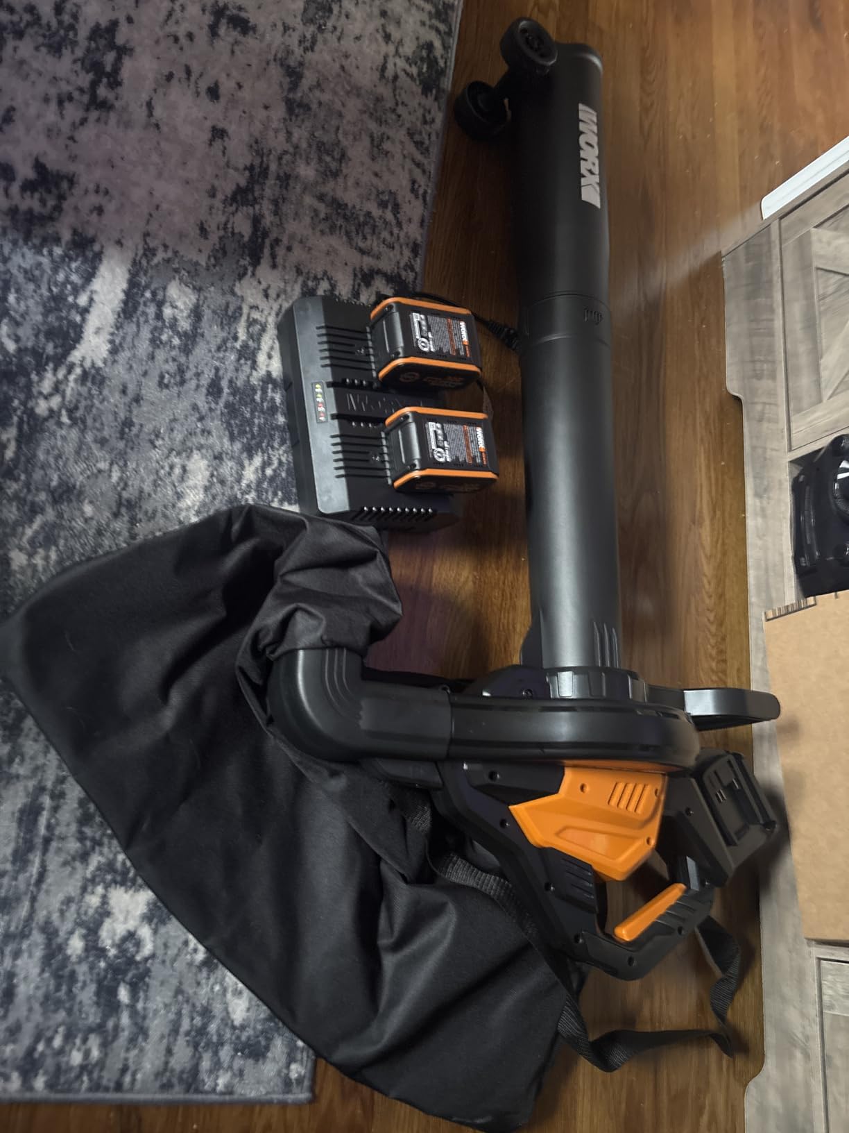 WORX 40V 3-in-1 Cordless Leaf Blower/Leaf Vacuum/Leaf Mulcher, WG583 | Brushless Power, 210MPH Air Speed, Dual-Speed Control, 2 x 4.0Ah Batteries & 4.0Ah Charger Included, PowerShare customer photo 2