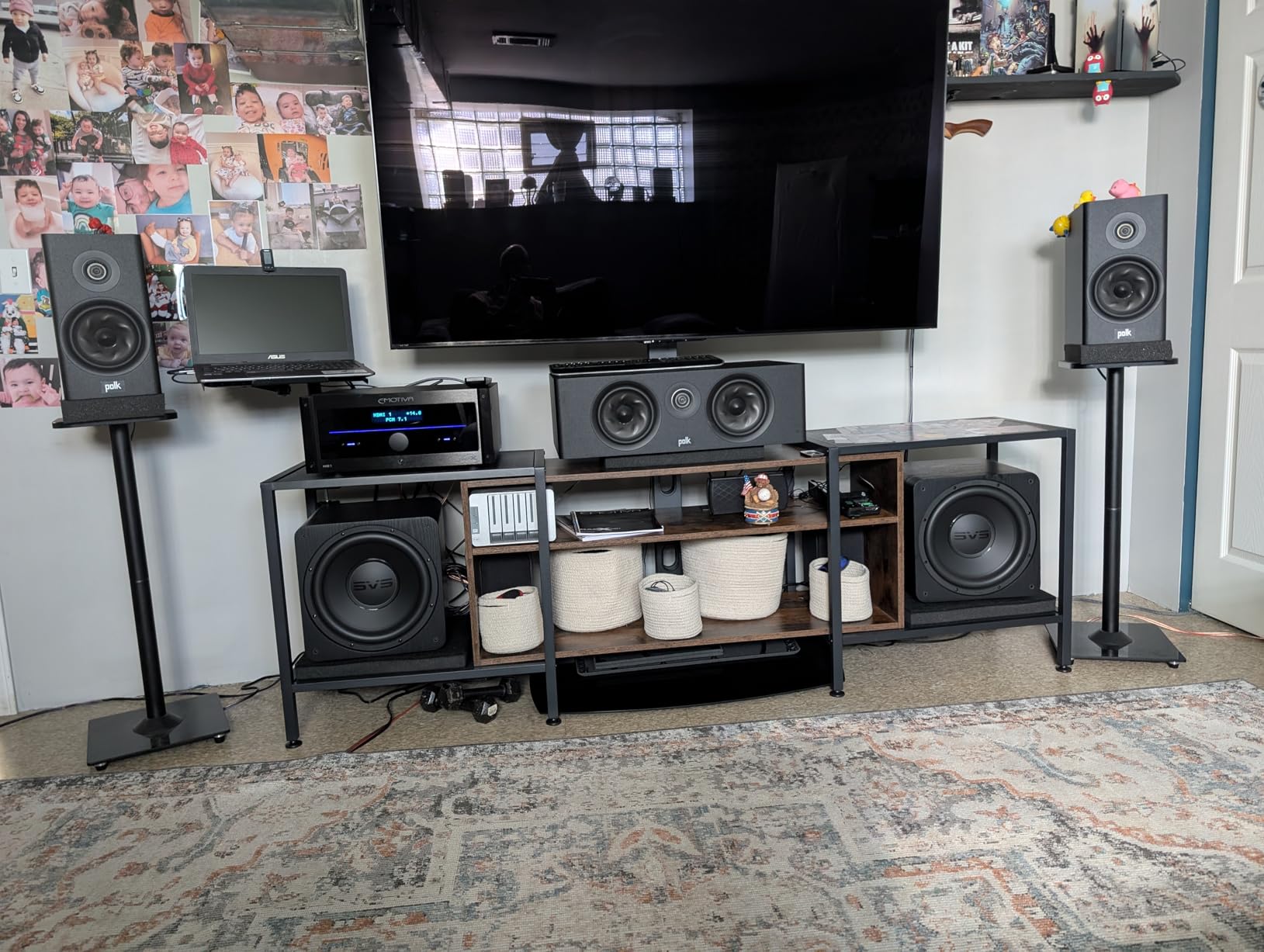 Reserve R200 Large Bookshelf Speaker for Dynamic, Detailed Home Theater Audio, 1