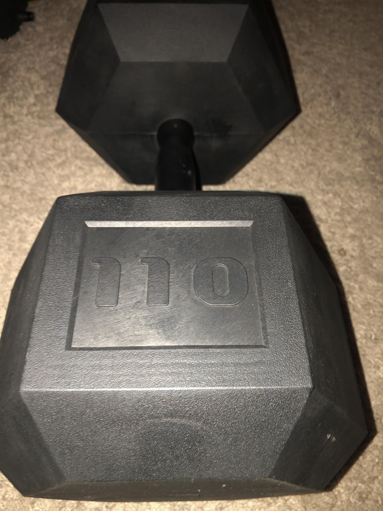 CAP Barbell Coated Hex Dumbbell Weight - Single | 10-120 lbs | Multiple Options customer photo 2