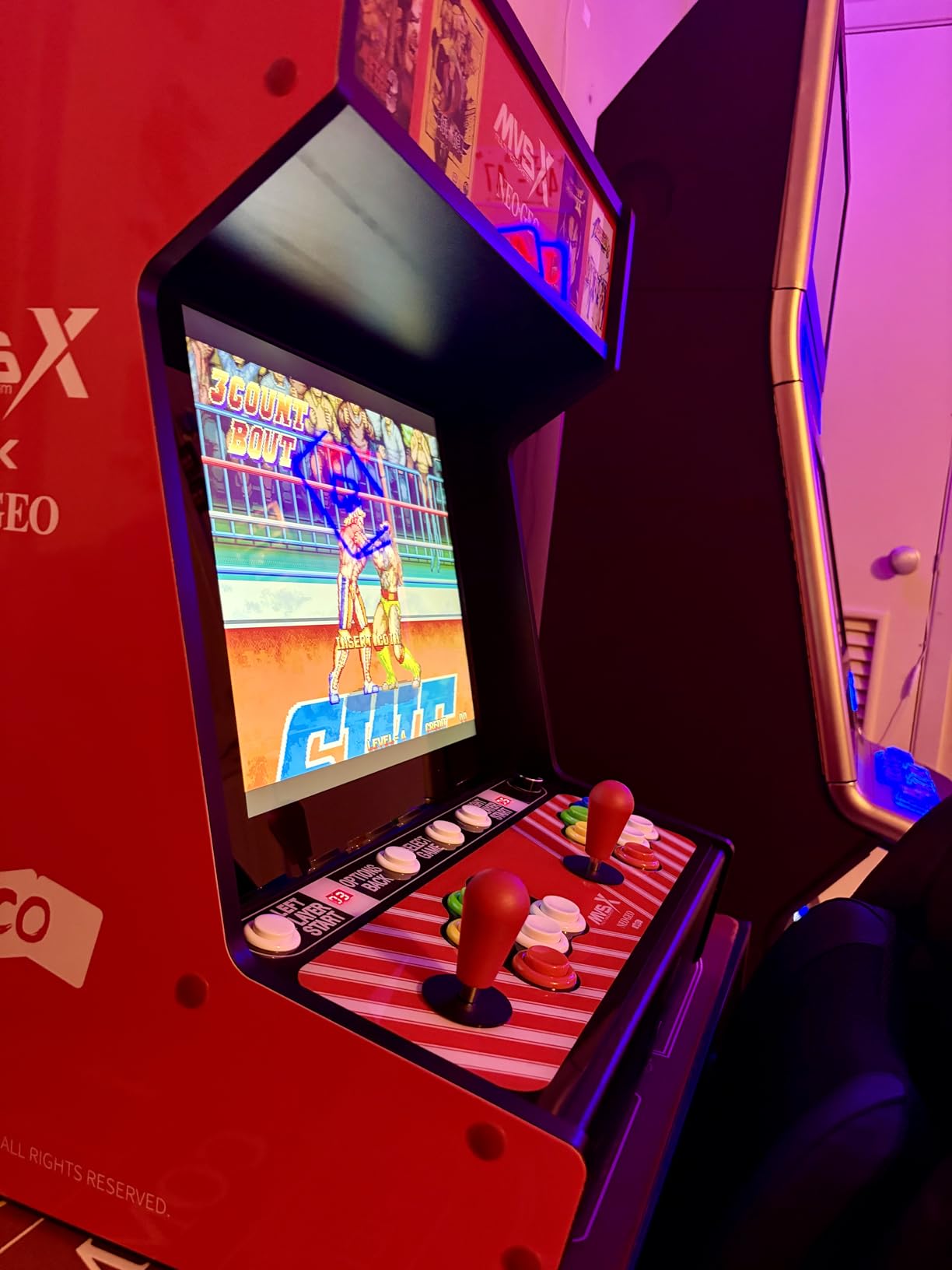 UNICO MVSX Home Arcade, Preloaded 50 SNK Licenced Retro Games, Support Two Players to Play Games Concurrently, Including The King of Fighters/Metal Slug and More customer photo 2