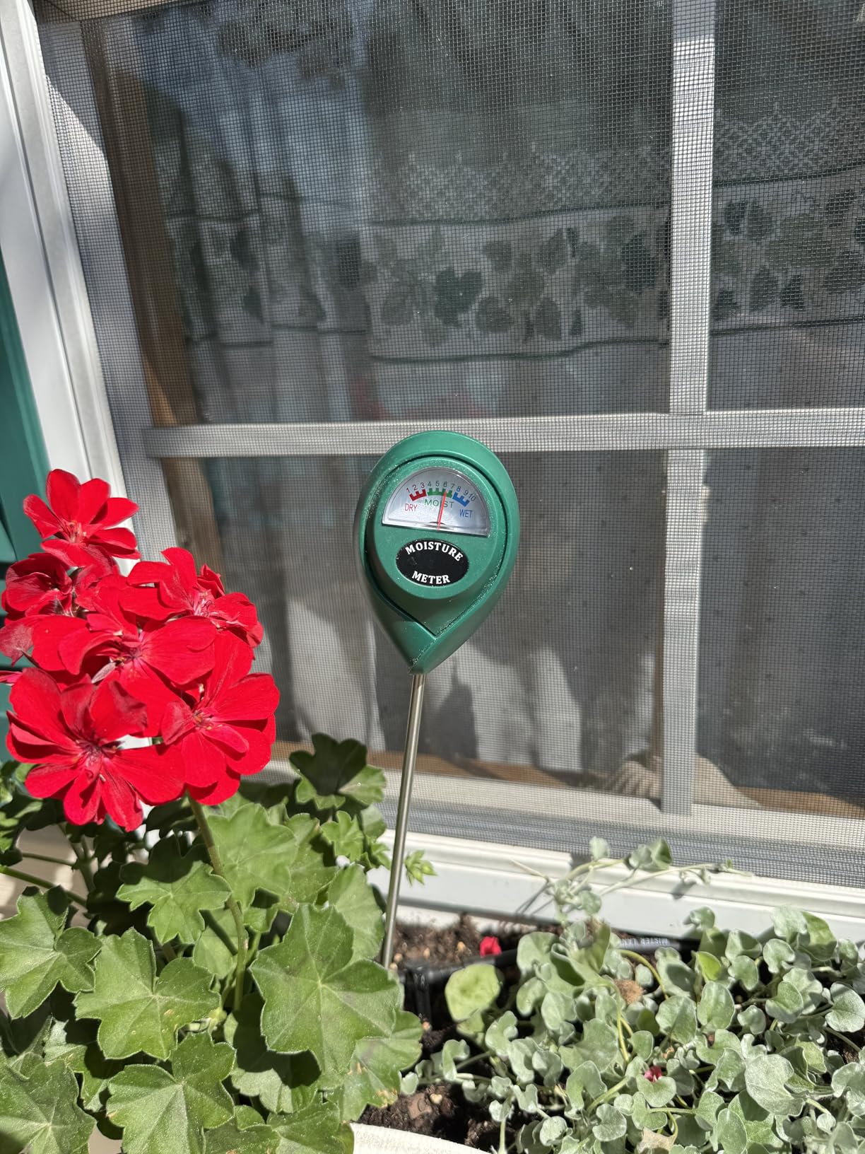 XLUX Long Probe Deep Use Soil Moisture Meter, Water Monitor Indicator Sensor, Hygrometer for Outdoor Indoor Large Pot Plants, Flower, Gardening, Farming customer photo 2