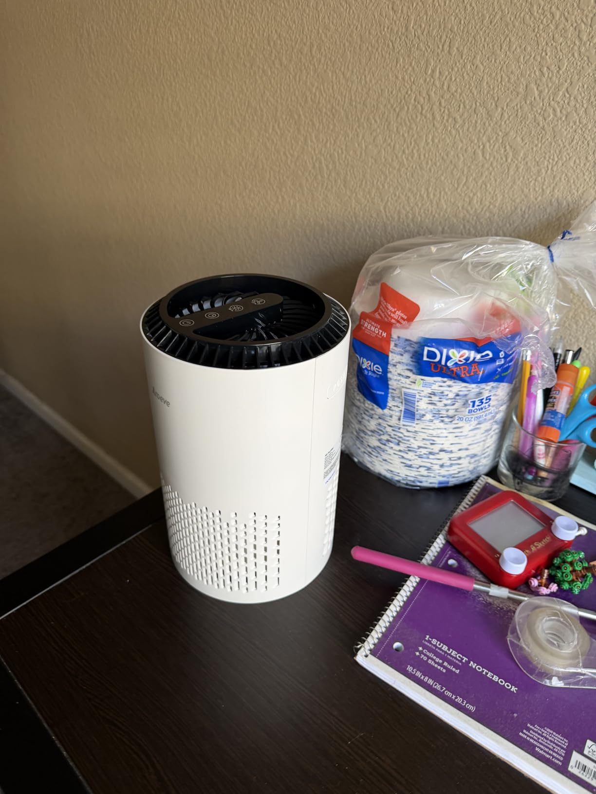 AROEVE Air Purifiers for Bedroom Home, MK01 White customer photo 1