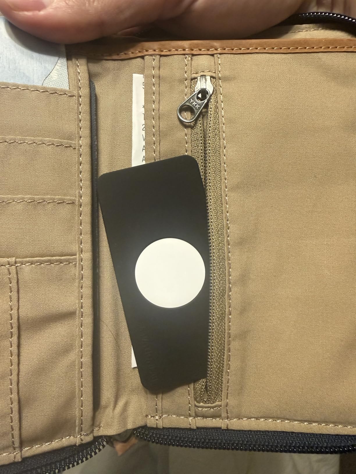 TagVault AirTag Wallet Holder - The Thinnest AirTag Wallet Card Insert | Flexible, Stays Hidden, Patent Pending | Elevation Lab customer photo 1