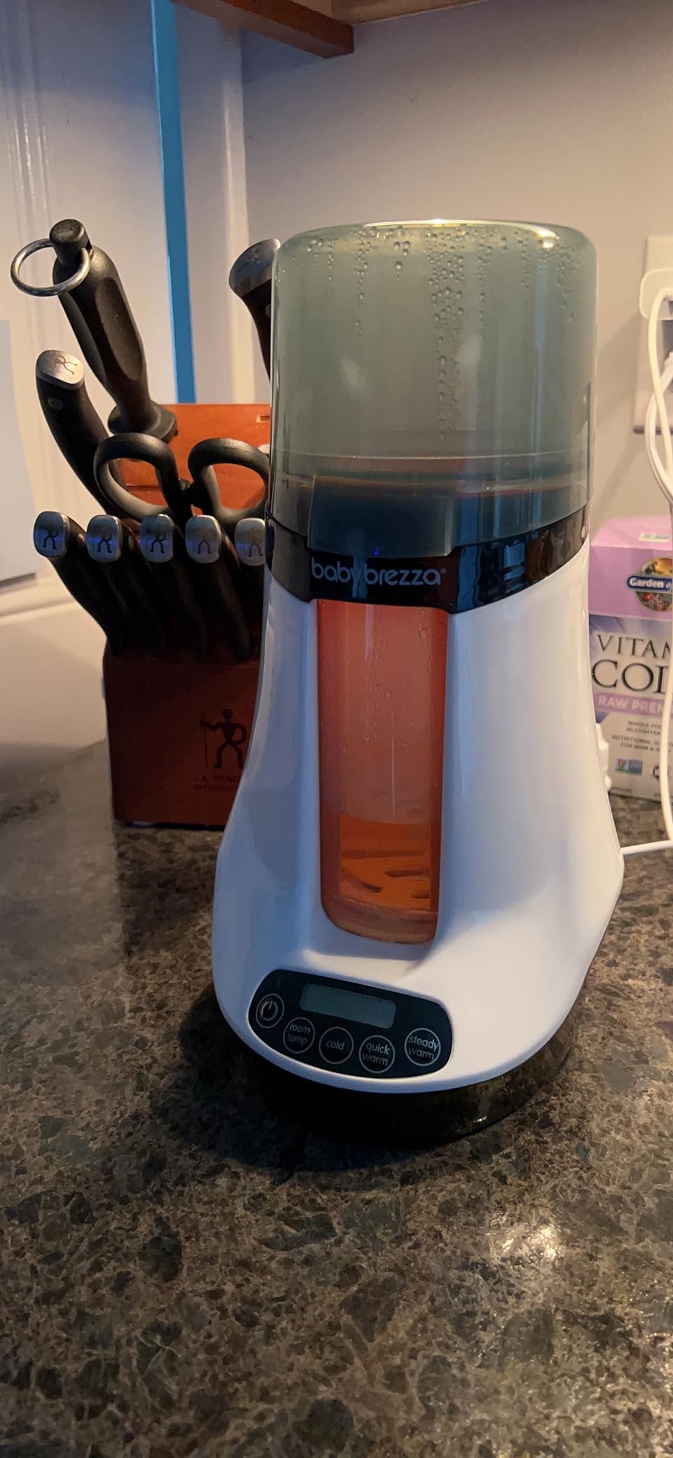 Baby Brezza Smart Baby Bottle Warmer, Breastmilk Warmer + Defroster - Free App - Different Temperatures for Breastmilk + Formula - Universal Fit for All Bottles + Milk Bags customer photo 2