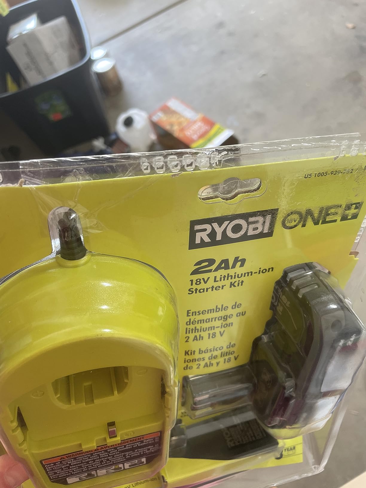 Ryobi One+ 18v Lithium Ion 2.0ah Battery and Charger Kit, Extreme Weather Performance Fast Charging Under 1 hour customer photo 2
