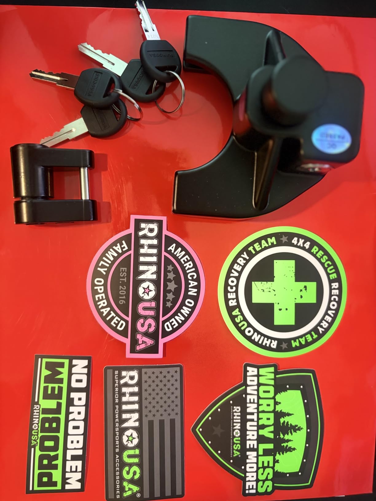 Rhino USA Trailer Hitch Lock Kit (for 2-5/16