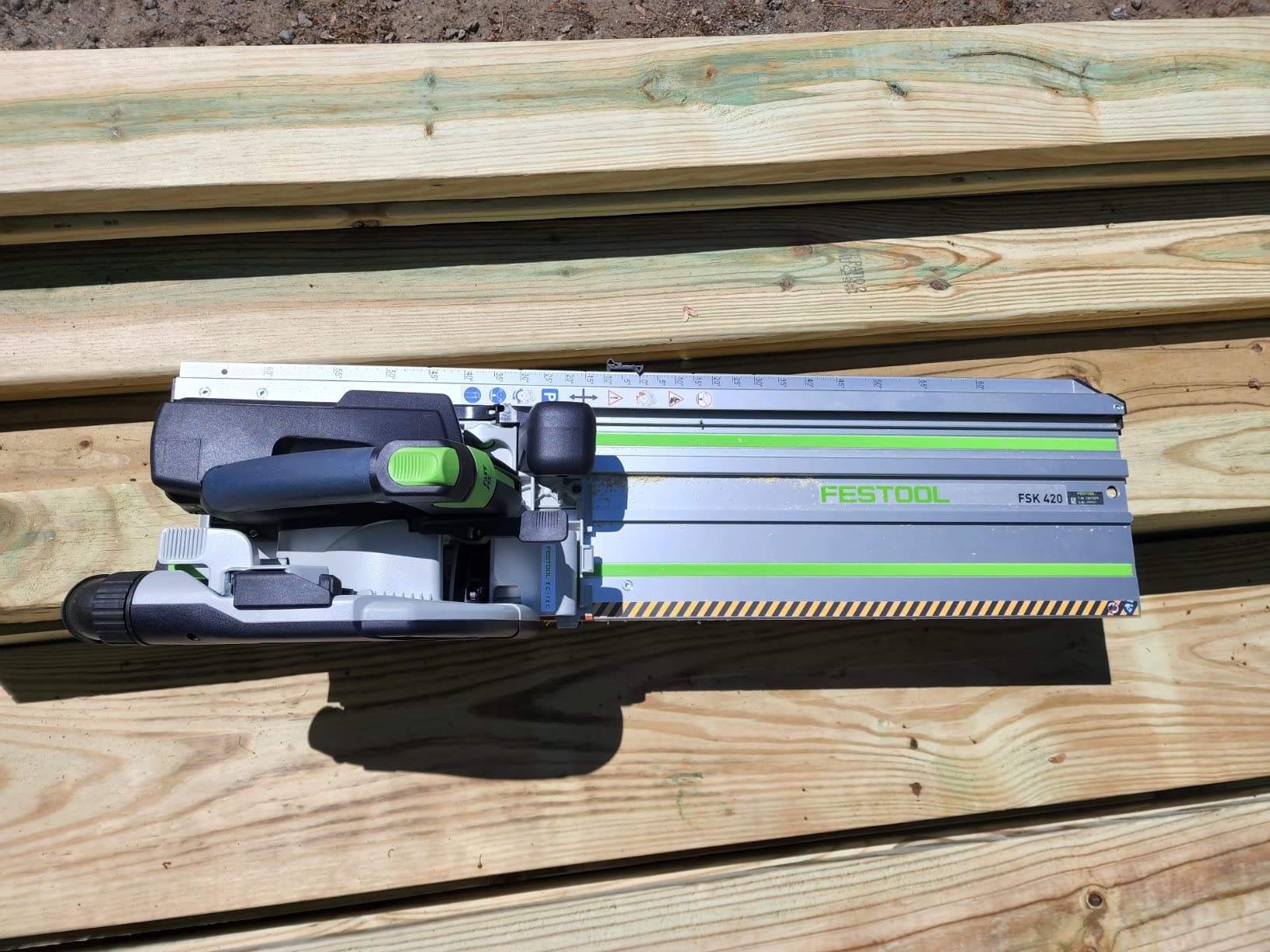 577680 Cordless Carpentry Track saw HKC 55 18V 5.0 Ah EBI-F-Plus customer photo 1
