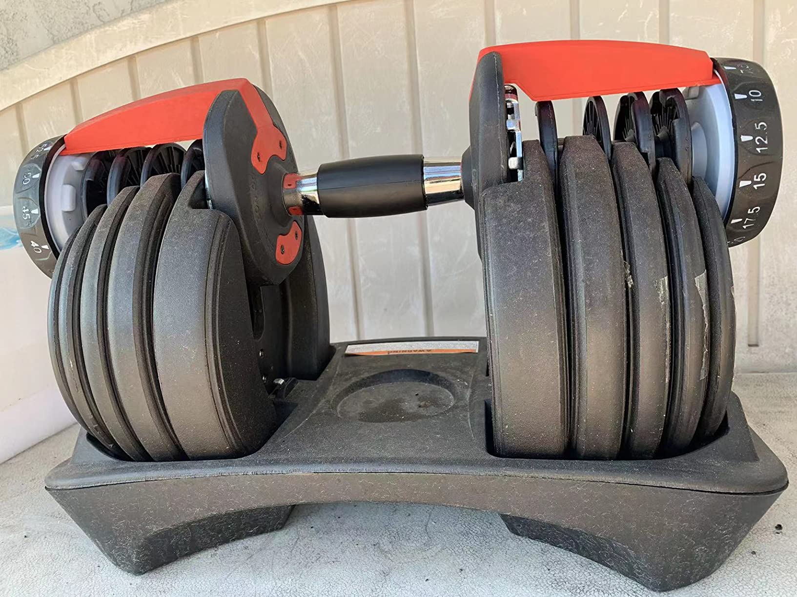 Adjustable Dumbbell Handle Replacement for Bowflex SelectTech 552 Adjustable Dumbbells, Compatible with Series 2 Only customer photo 1