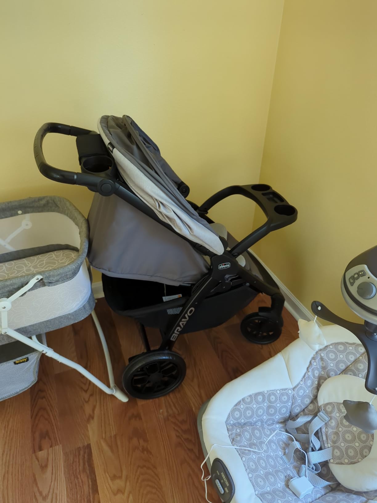 Chicco Bravo LE ClearTex Full-Size Stroller for Babies and Toddlers, UPF-Rated Canopy, GREENGUARD Gold Certified, Pewter/Grey customer photo 2