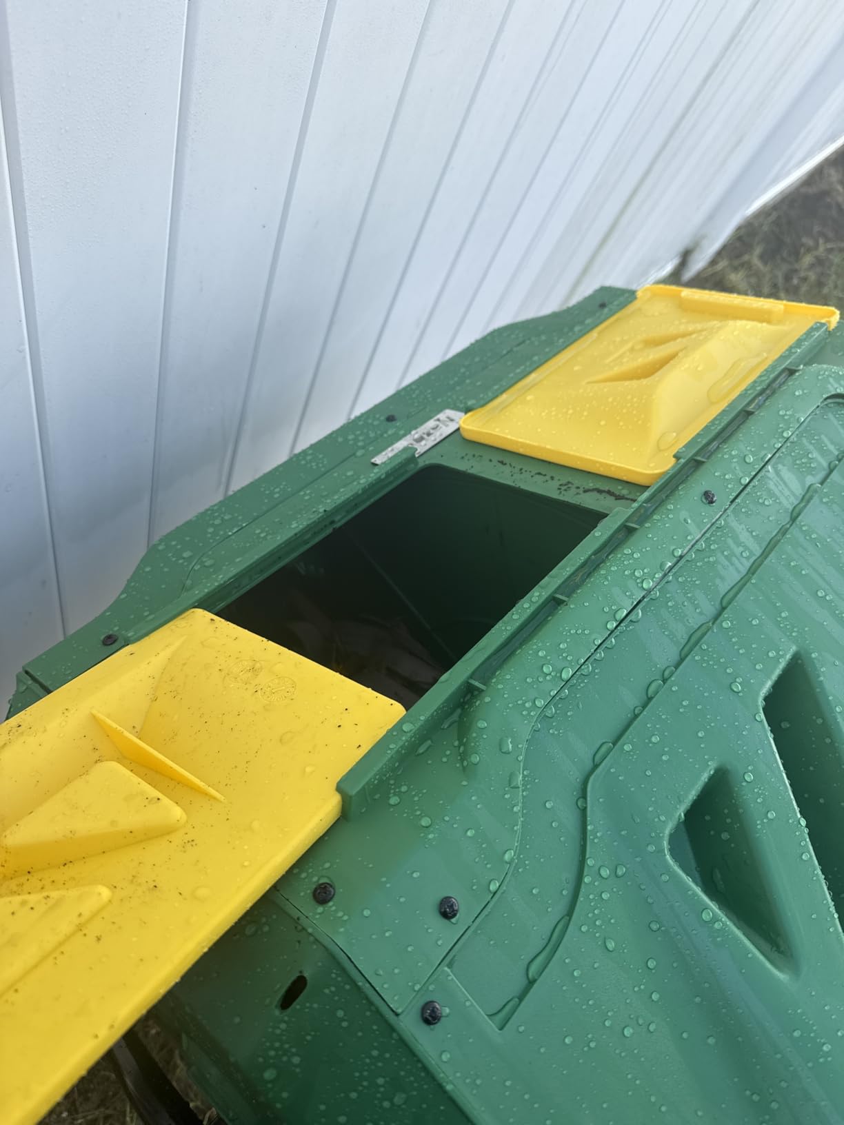 Compost Tumbler Bin Composter Dual Chamber 43 Gallon (Bundled with Pearson's Gardening Gloves) customer photo 1
