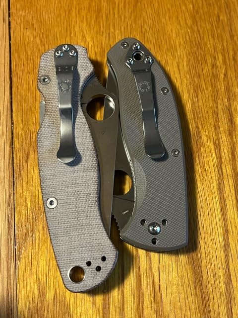 Spyderco Para Military 2 Folding Pocket Knife with 3.4