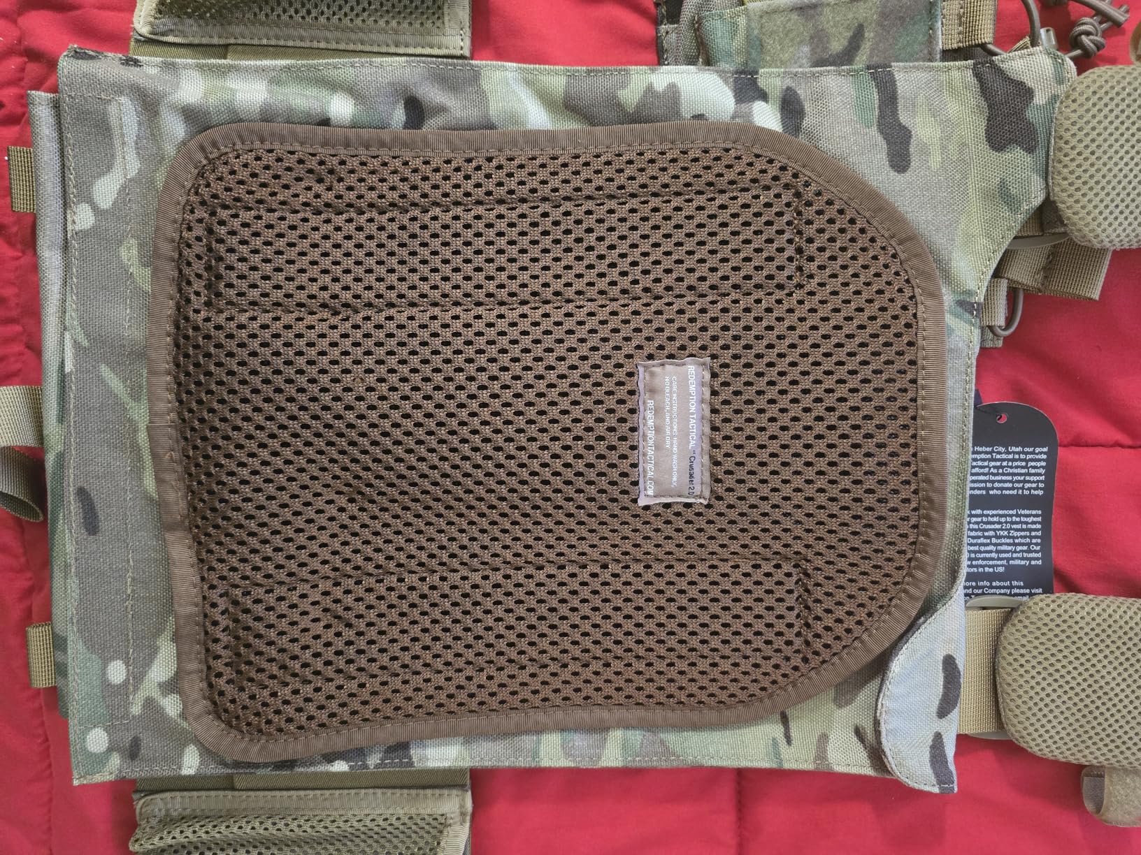 Redemption Tactical Crusader 2.0 Airsoft Vest With Molle Quick Release Buckles And Adjustable Size Sides | 1000D Nylon customer photo 2