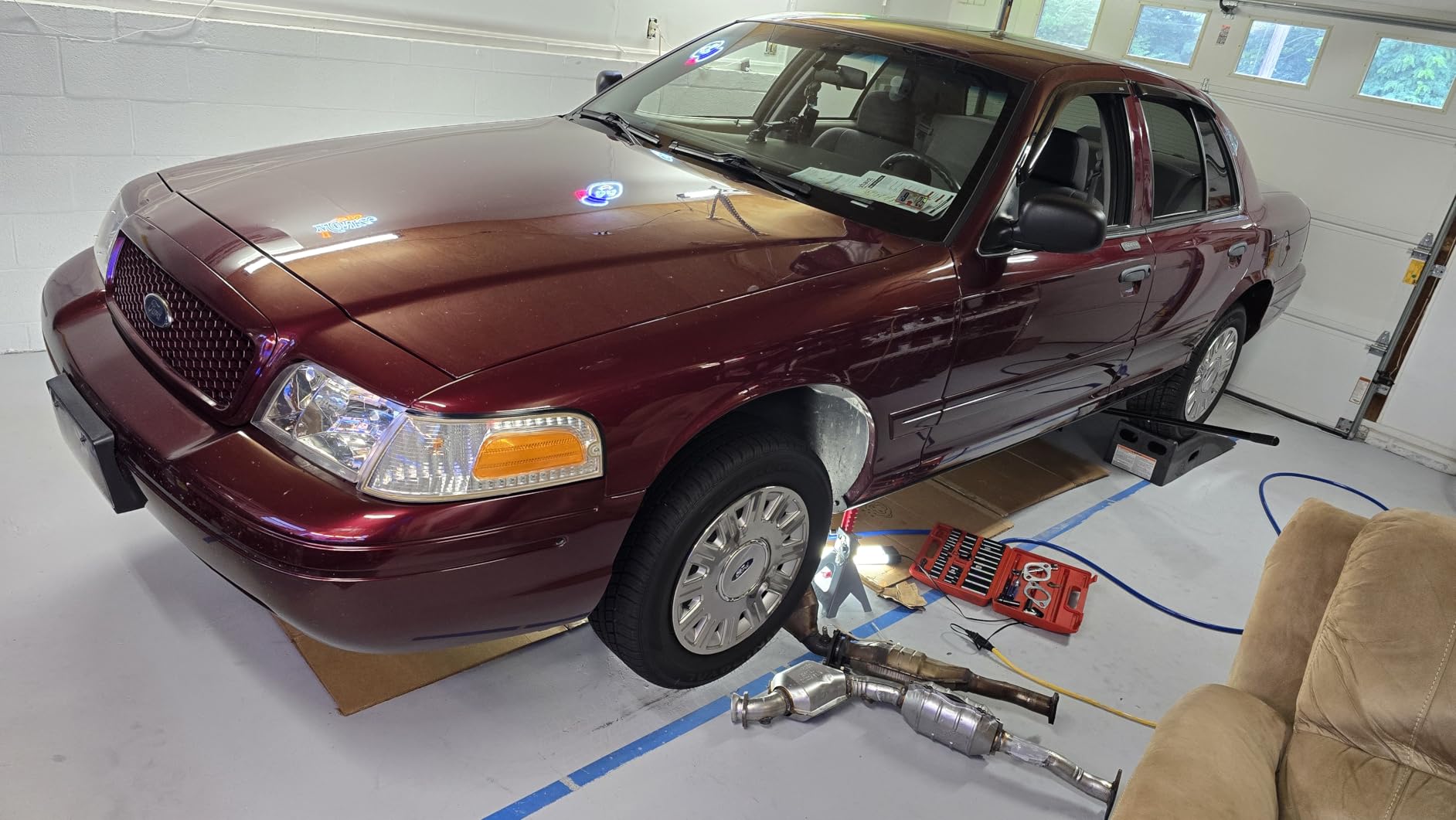 Pro-LifT PL3300 Heavy Duty Jack Stands For Car - 3 Ton in Pair with Double Pins - Handle Lock and Mobility Pin for Extra Safety - Great for Home Auto Repair Shop, Orange customer photo 1