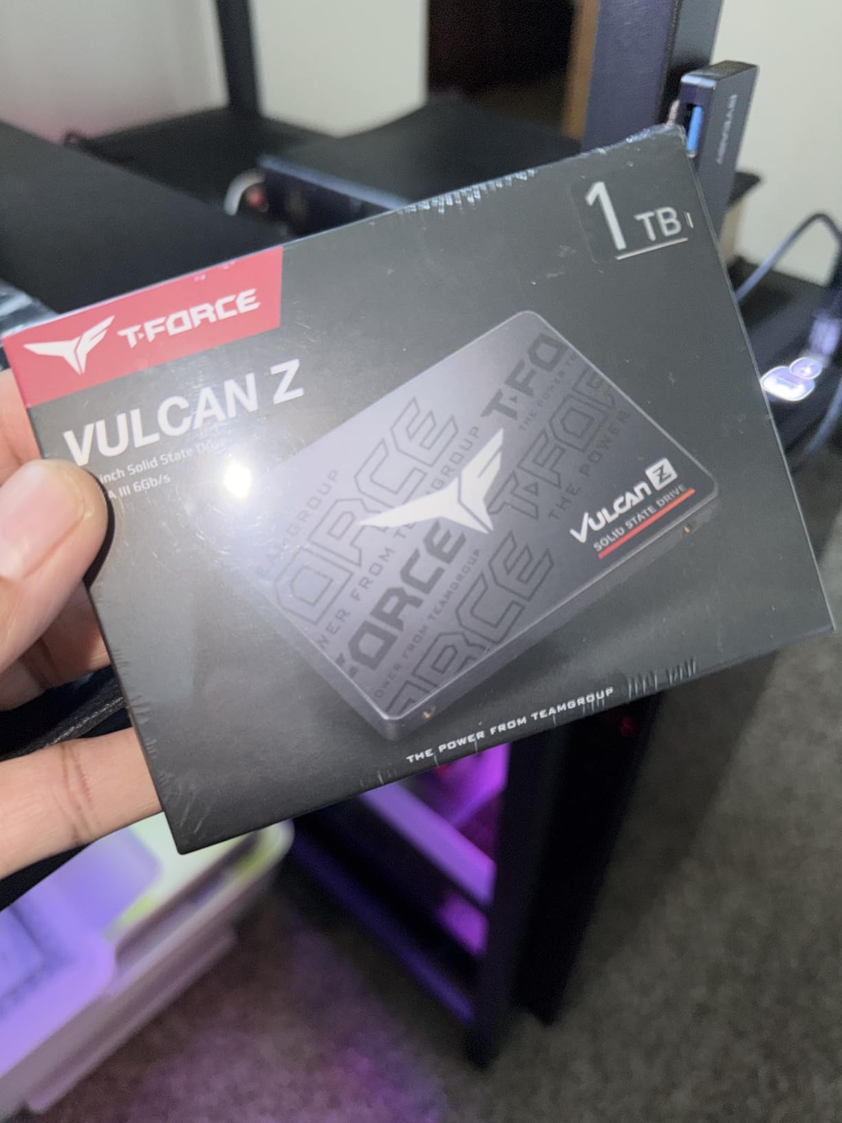 TEAMGROUP T-Force Vulcan Z 1TB SLC Cache 3D NAND TLC 2.5 Inch SATA III Internal Solid State Drive SSD, PC Upgrade (Read/Write Speed up to 550/500 MB/s) T253TZ001T0C101 customer photo 2