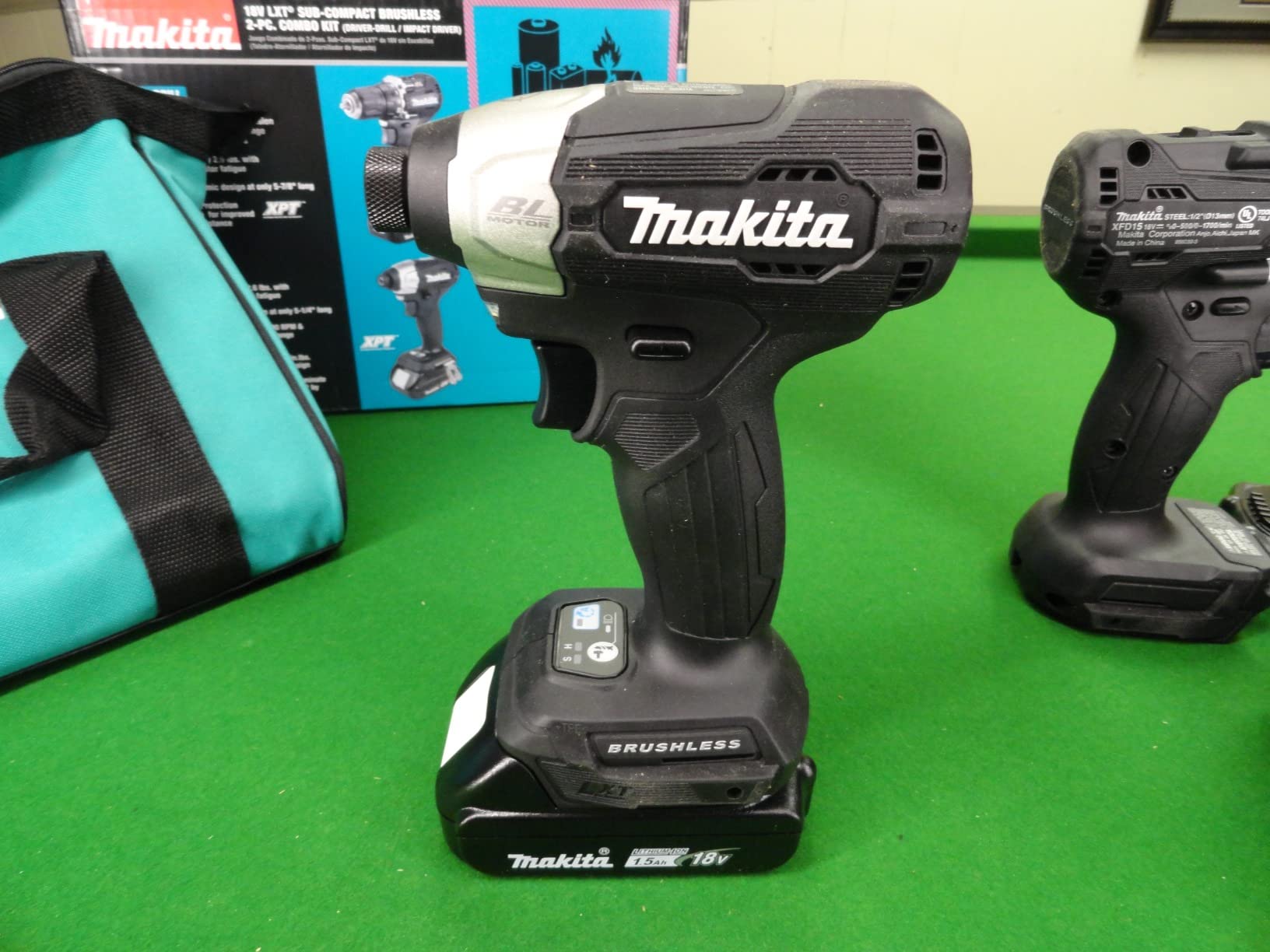 Makita CX203SYB 18V LXT Lithium-Ion Sub-Compact Brushless Cordless 2-Piece Combo Kit (1.5Ah) customer photo 2