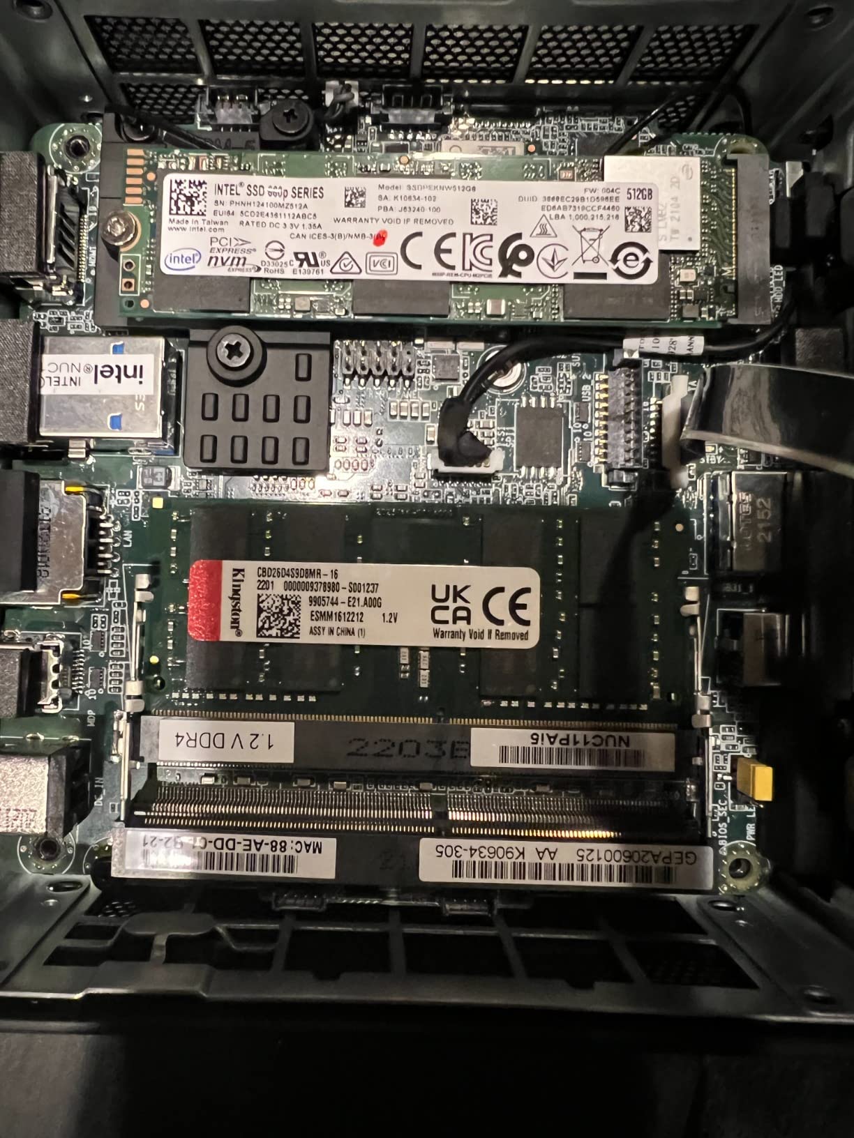 Intel NUC 13 Pro, For ASUS NUC13ANHi5 Pro Arena Canyon Mini PC, 13th Core i5-1340p, 16GB RAM & 512GB SSD, Win 11 Pro, Support 4K Quad Display, WiFi 6, VESA customer photo 2