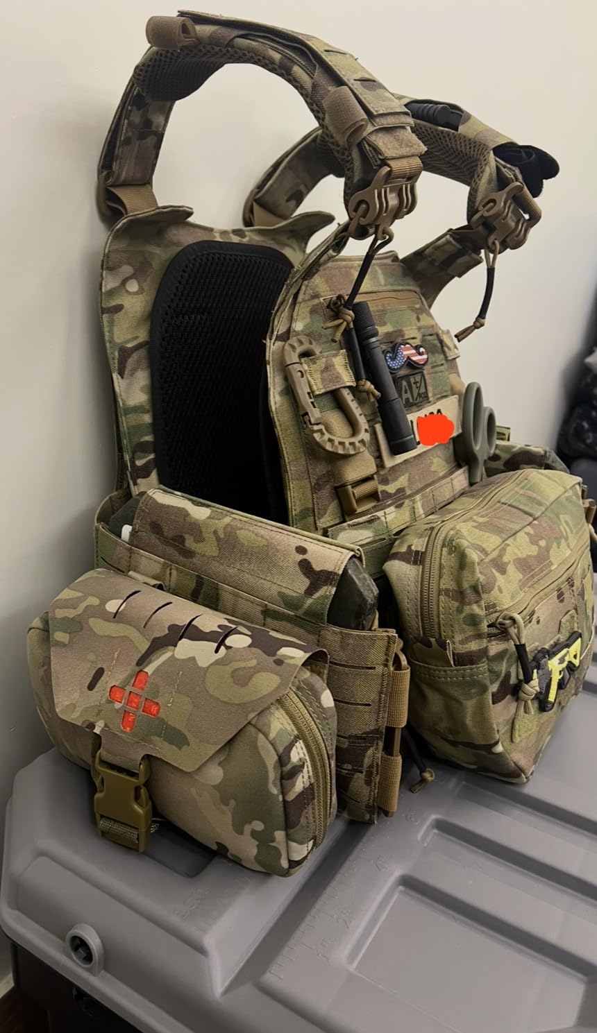 Redemption Tactical Crusader 2.0 Molle Quick Release Buckles Airsoft Vest With Adjustable Size Sides And Triple Pouch customer photo 1